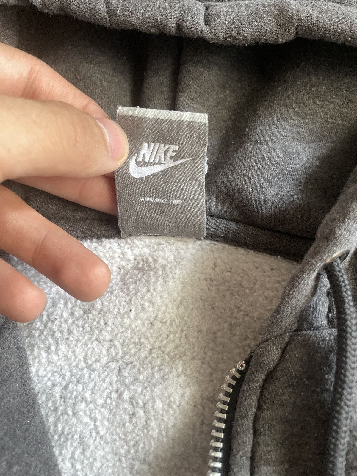 Nike × Vintage ⛩️ Vintage Nike Hoodie Small Logo Faded Basic Oversize Baggy Size US S / EU 44-46 / 1 - 7 Thumbnail