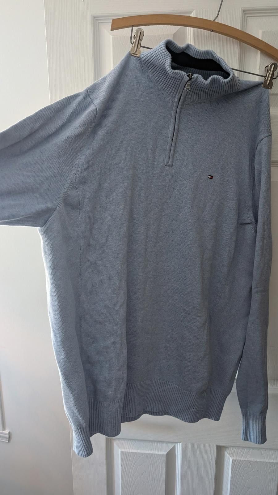 Tommy Hilfiger Tommy Hilfiger Men’s 1/4 Zip Knit Sweater Cotton Size XXL Size US XXL / EU 58 / 5 - 3 Thumbnail