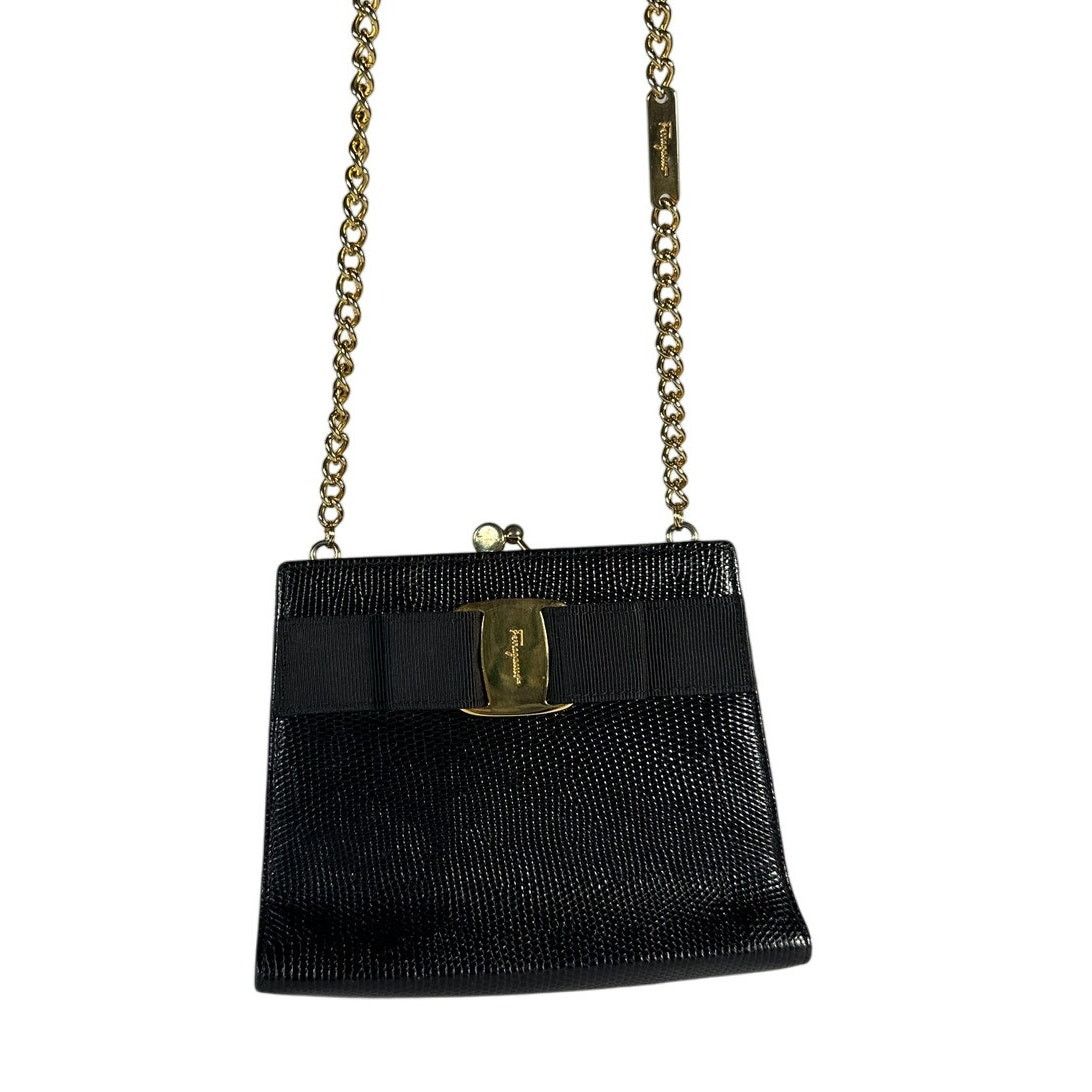 Salvatore Ferragamo SALVATORE FERRAGAMO Vara Bow Kiss Lock Chain Shoulder Bag Size ONE SIZE - 8 Thumbnail