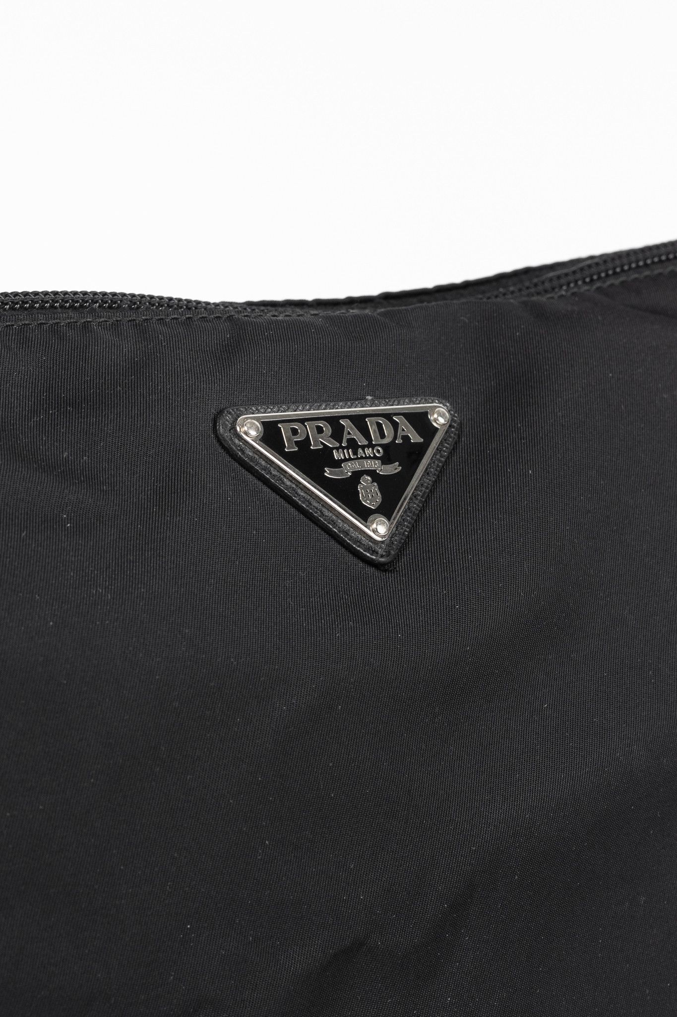 Prada Prada Nero Tessuto Nylon Logo Clutch Size ONE SIZE - 6 Thumbnail