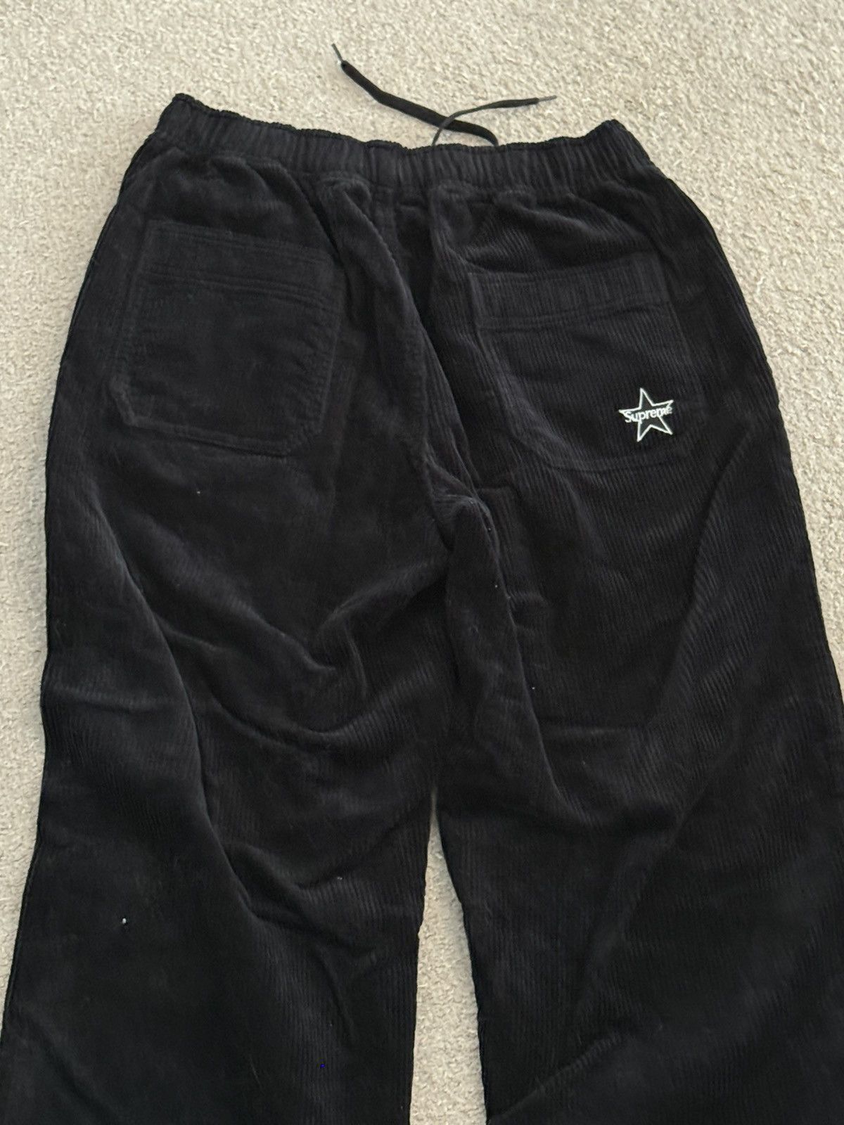 Supreme Supreme Corduroy Skate Pants (Black) Size US 30 / EU 46 - 4 Thumbnail