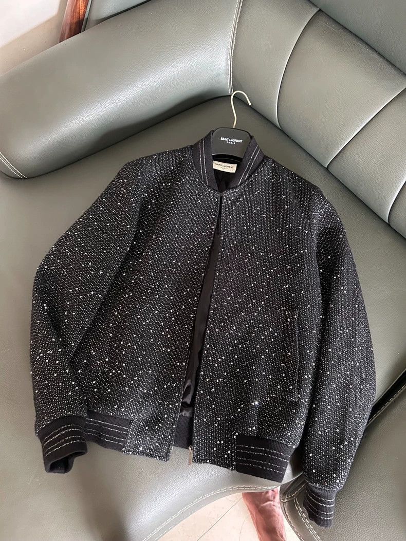 Saint Laurent Paris Saint Laurent Paris Saint Laurent Sparkling Wool Jacket-25 Size US L / EU 52-54 / 3 - 3 Thumbnail