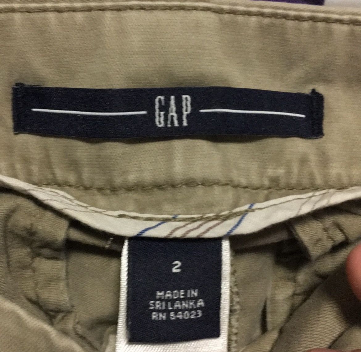 Gap GAP Cream Khakis Size 26" / US 2 / IT 38 - 4 Thumbnail