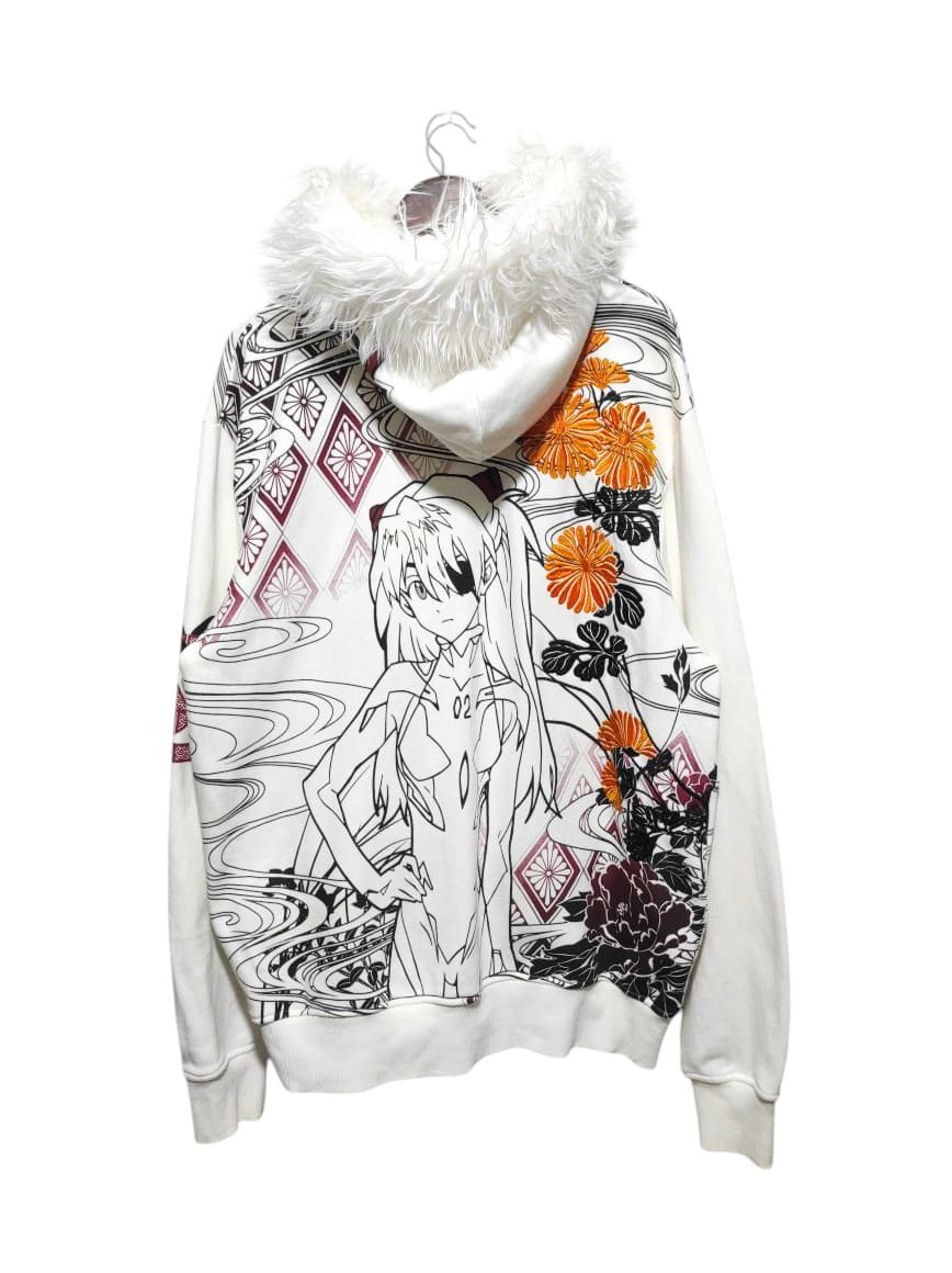 If Six Was Nine Oriental Brand Sukajan Zip Fur Hoodie LGB