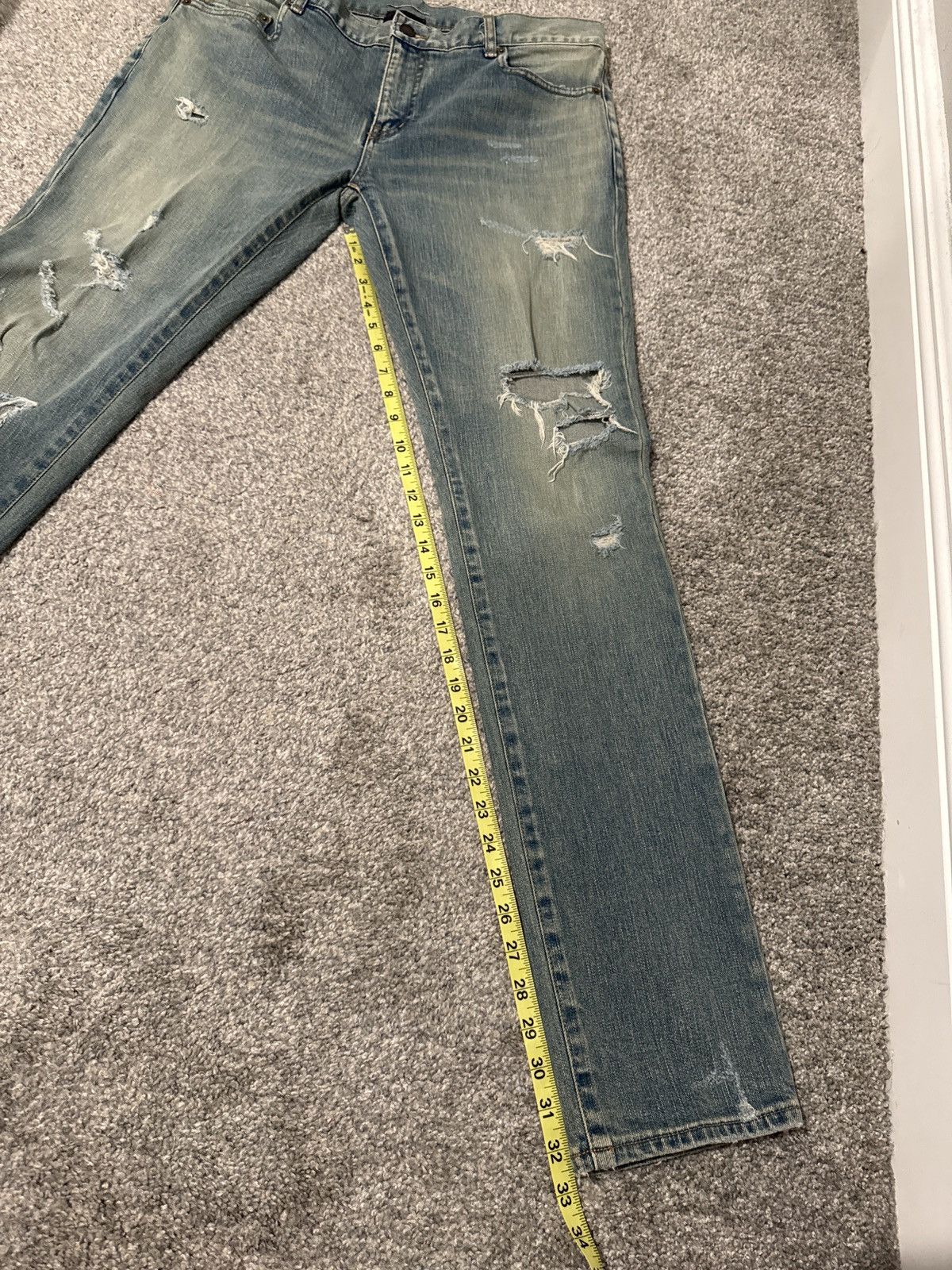 Saint Laurent Paris × Yves Saint Laurent Saint Laurent denim Size US 33 - 7 Thumbnail
