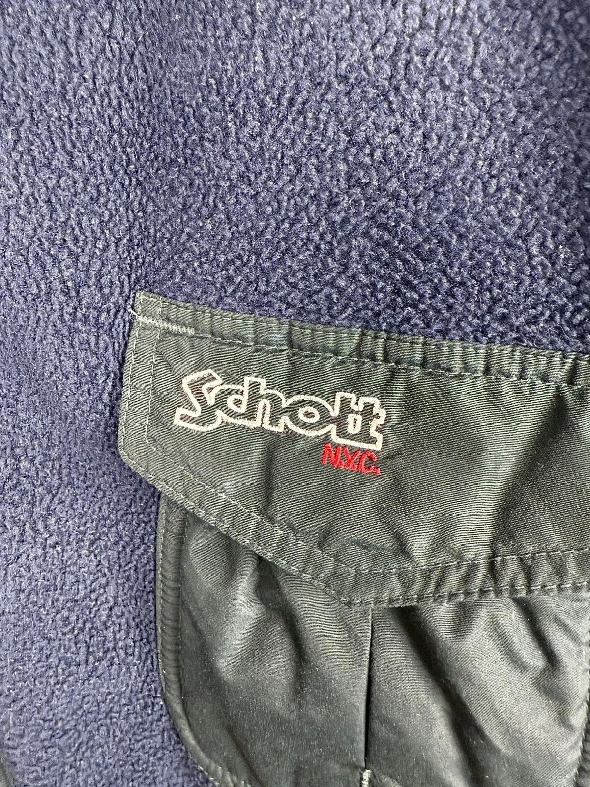 Schott Schott Nyc Vintage Fleece Jacket Men size M Size US M / EU 48-50 / 2 - 7 Thumbnail