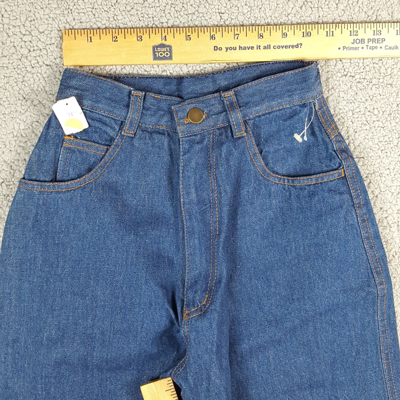 Vintage VINTAGE 80s Sanroy High Waist Relaxed Tapered Women's Jeans Size 3 Denim Blue Size 26" / US 2 / IT 38 - 6 Thumbnail