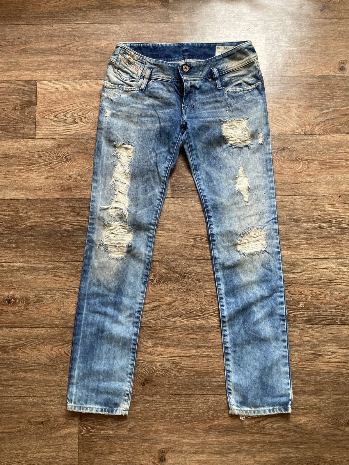 Diesel × Hysteric Glamour Distressed Italy Diesel denim jeans Size US 27 - 1 Thumbnail