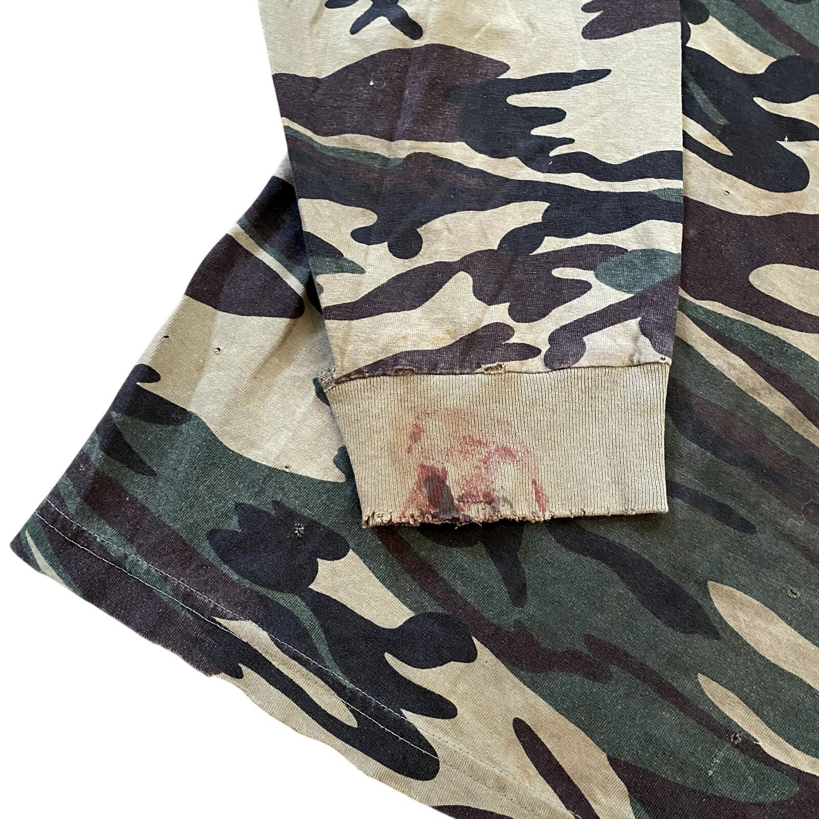 Realtree × Vintage Vintage 90s Camo Long Sleeve Boxy Pocket T Shirt Distressed Size US XL / EU 56 / 4 - 8 Thumbnail