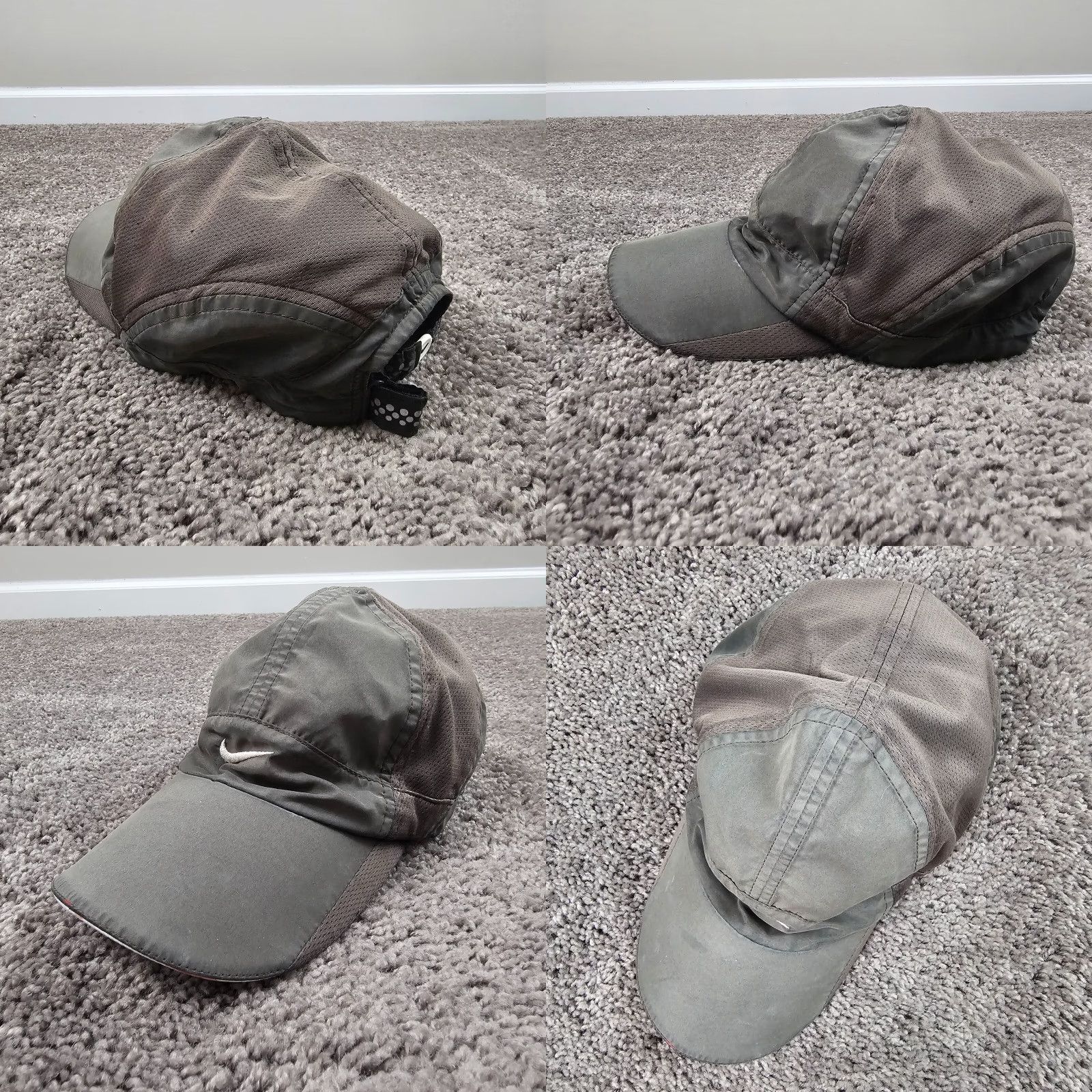 Nike VINTAGE Nike 5 Panel Hat Cap Adjustable Lightweight Brown Casual One Size Men Size ONE SIZE - 8 Thumbnail