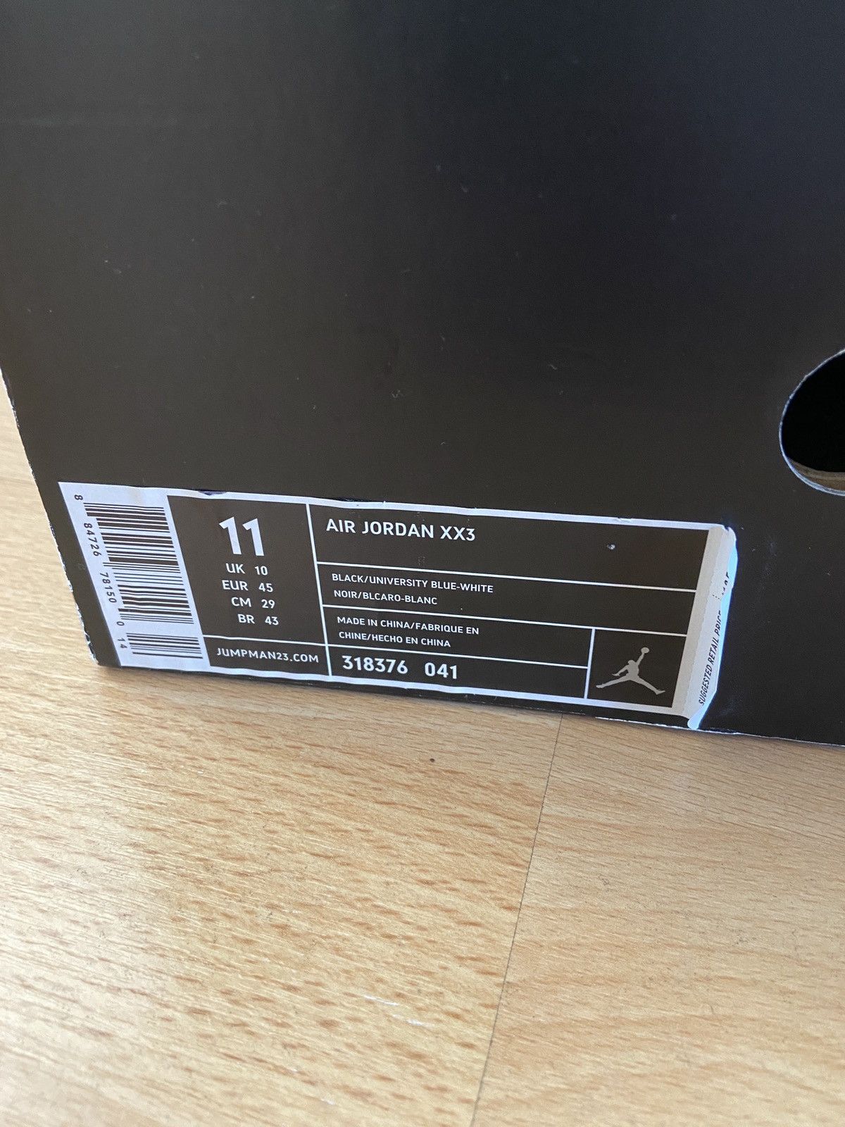 Jordan Brand OG Air Jordan 23 ‘UNC’ Size US 11 / EU 44 - 9 Thumbnail