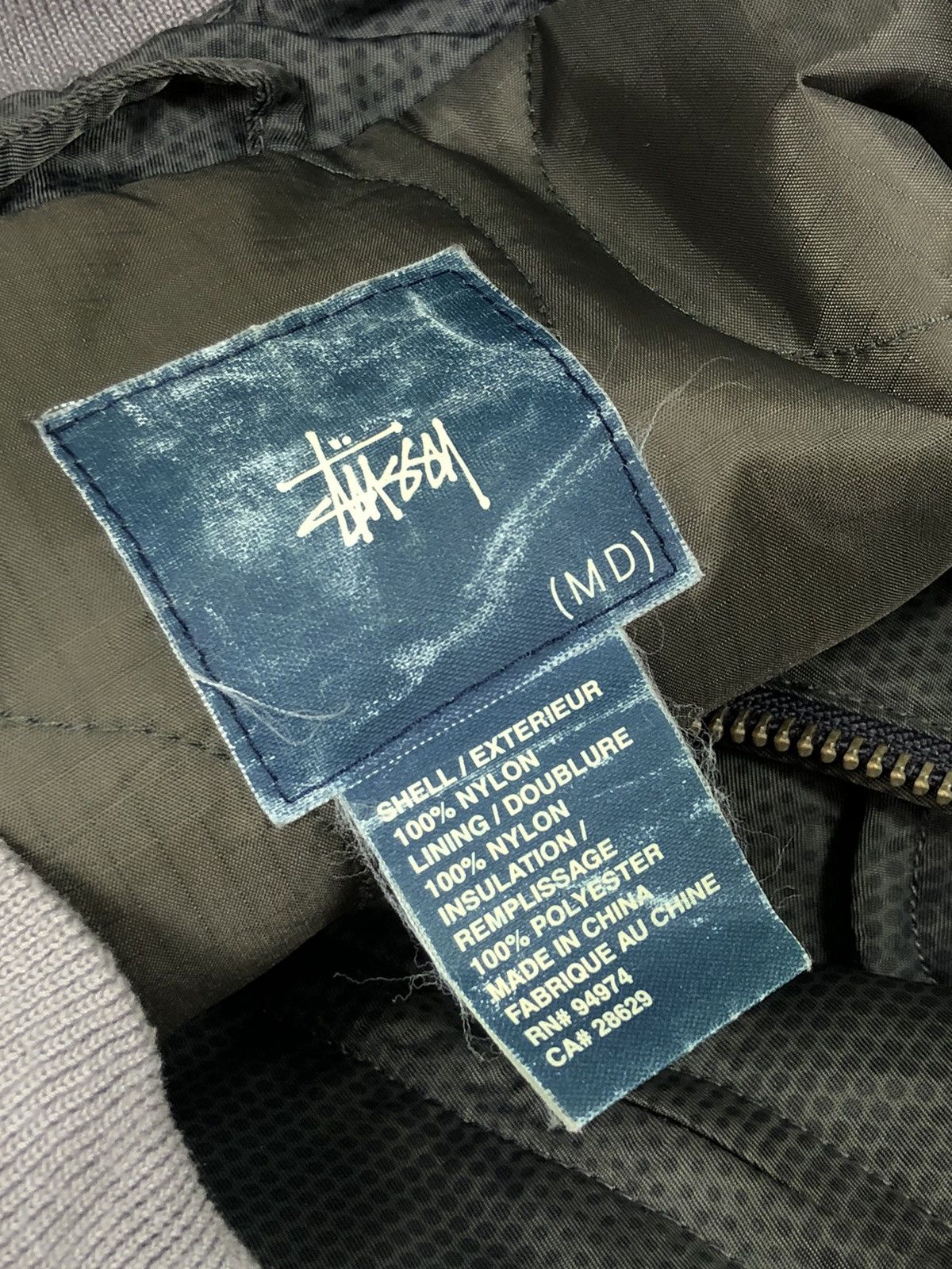 DuPont RARE🔥VINTAGE STUSSY X DUPONT STEALTH CAMO BOMBER JACKET Size US L / EU 52-54 / 3 - 19 Thumbnail