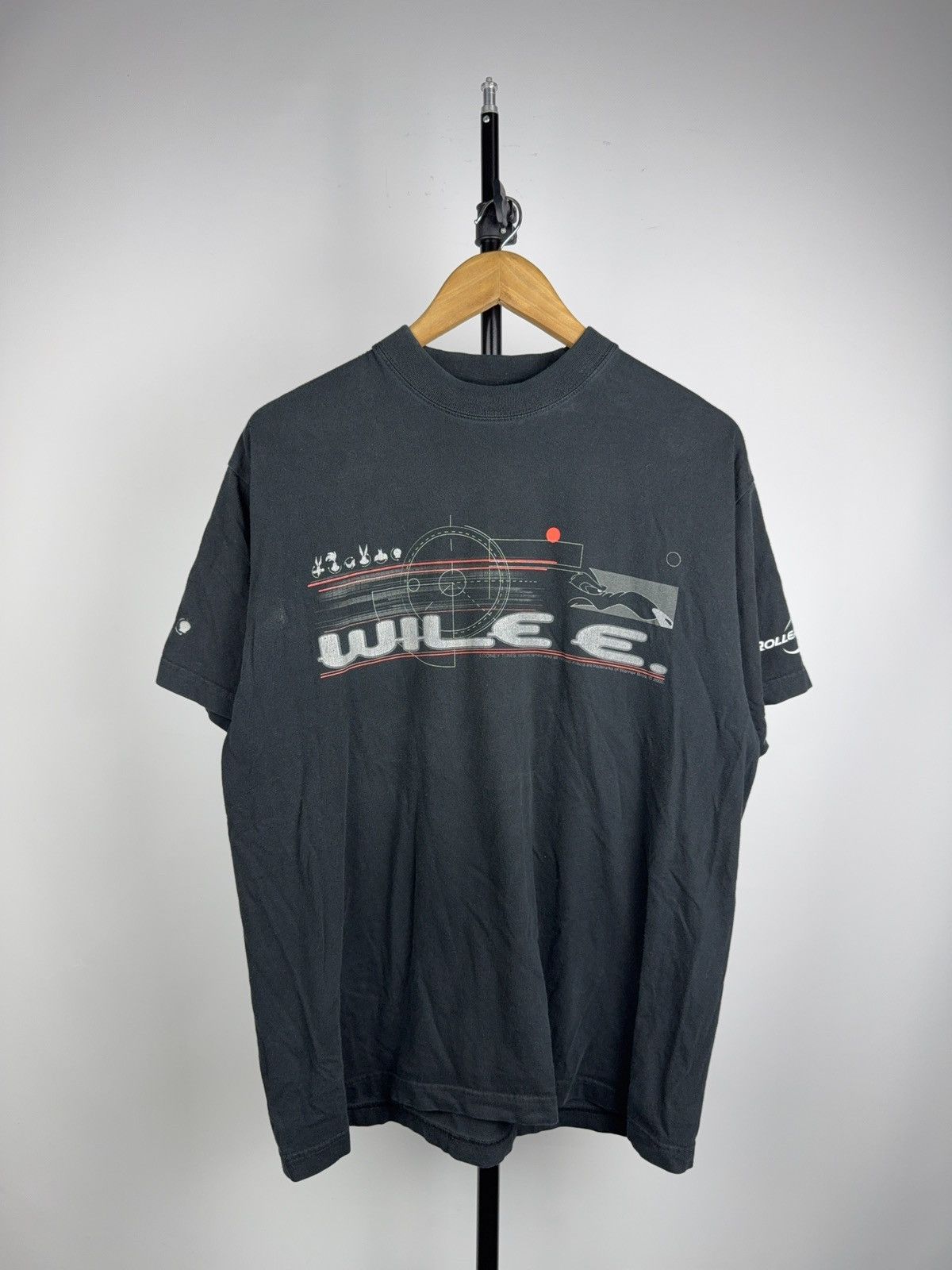 Warner Bros 2000 Retro Vintage Y2K Rollerblade x Looney Tunes Wile E Tee Size US L / EU 52-54 / 3 - 1 Thumbnail