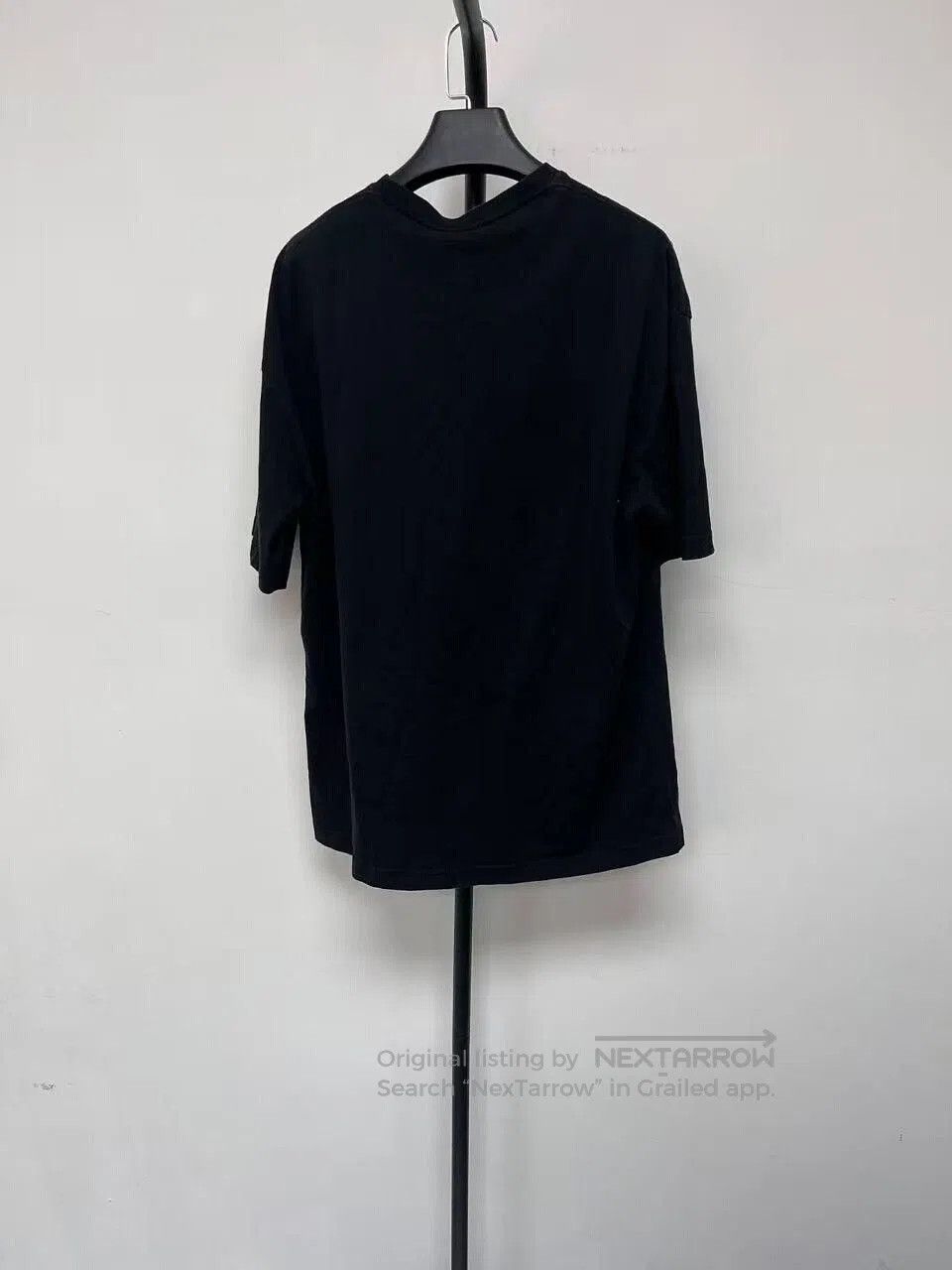 Balenciaga Balenciaga Black Logo Round Neck Short Sleeve Tee. Size XS / US 0-2 / IT 36-38 - 2 Thumbnail