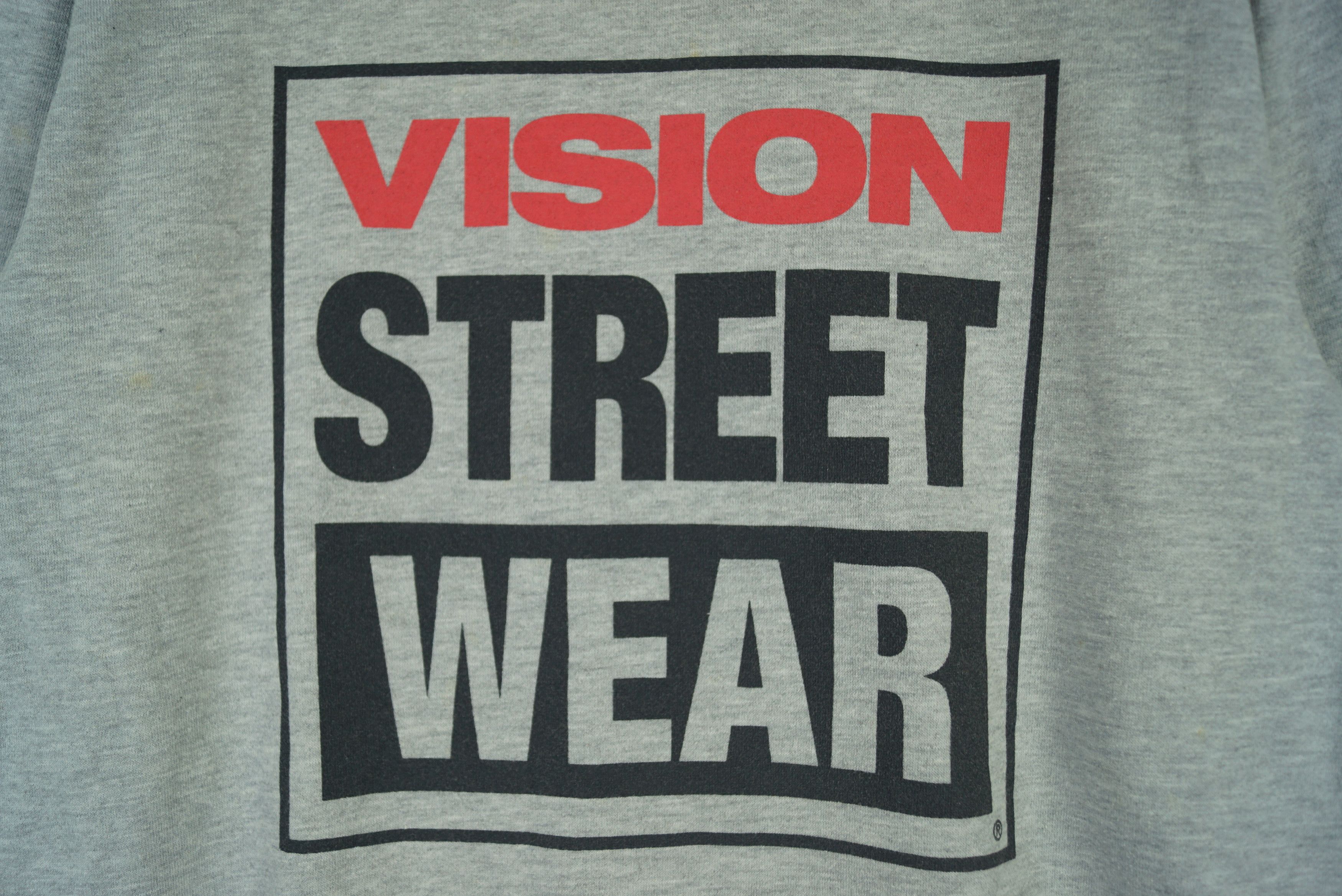 Vintage × Vision Streetwear Vision Streetwear Sweatshirt Big Logo Nice Design Size US M / EU 48-50 / 2 - 2 Thumbnail