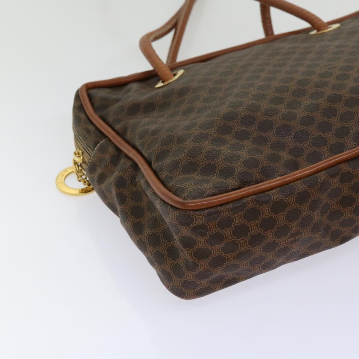 Celine CELINE Macadam Canvas Shoulder Bag Pvc Brown Size ONE SIZE - 10 Thumbnail