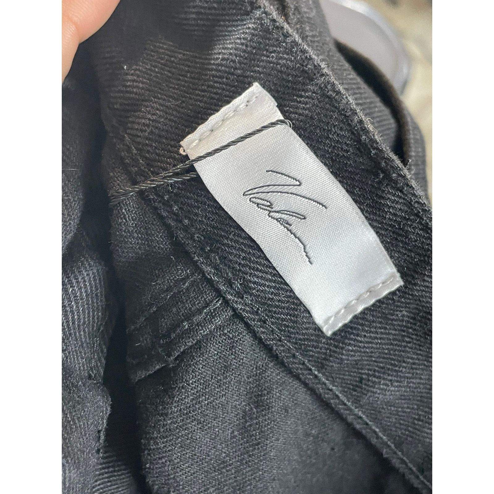 Vale Vale Stacked Black Jeans Used 32 Size US 32 / EU 48 - 2 Thumbnail