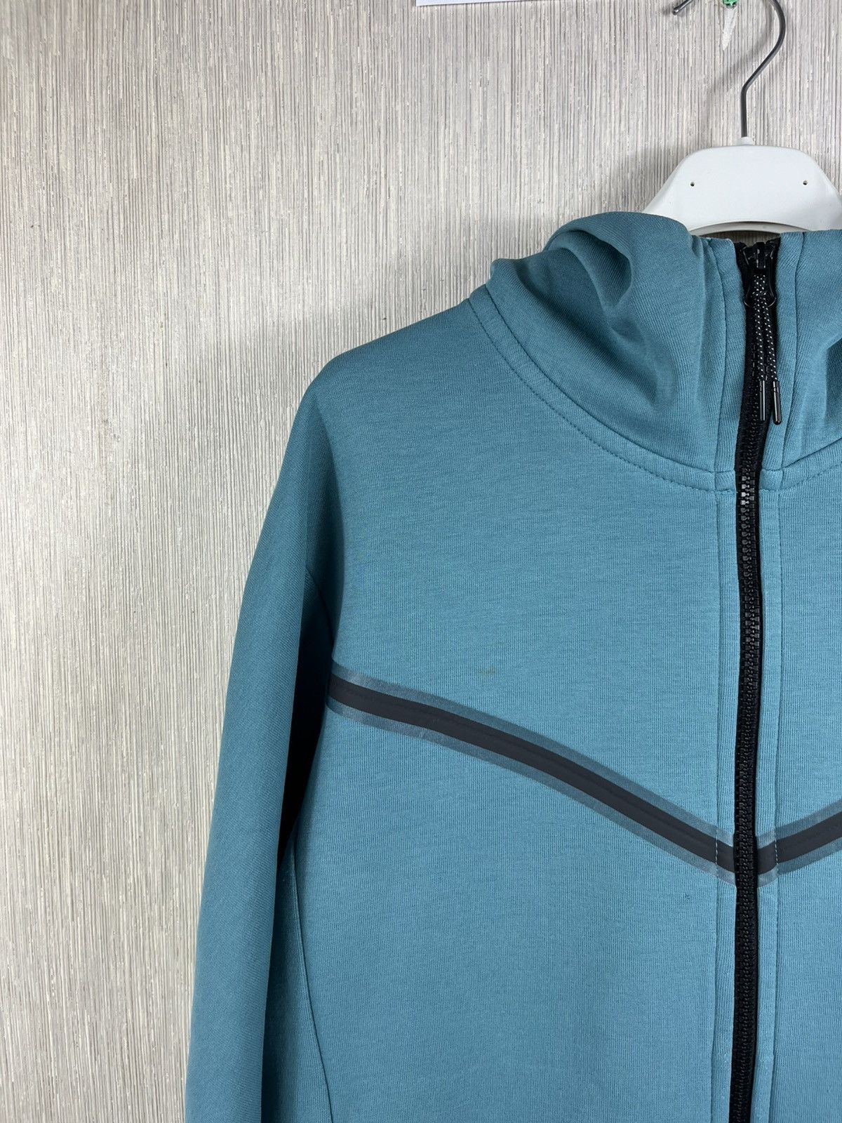 Nike Nike vintage tech fleece zip hoodie drill y2k mineral teal Size US XS / EU 42 / 0 - 5 Thumbnail