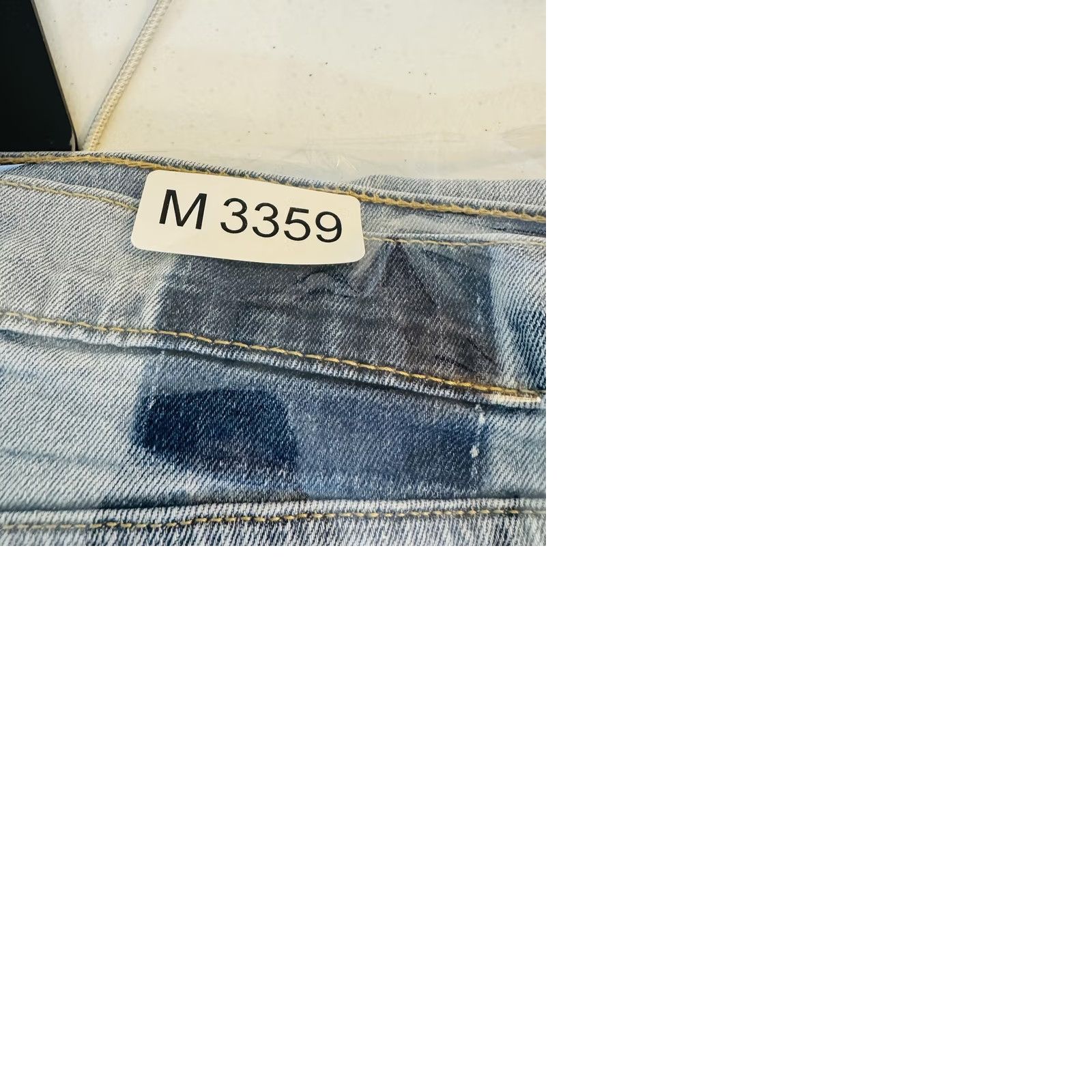 Levi's Levi's Jeans Mens 36x30 Light Wash Straight Denim Zip Fly High Rise 5-Pocket Logo 100% Cotton Regular Blue Size US 36 / EU 52 - 9 Thumbnail