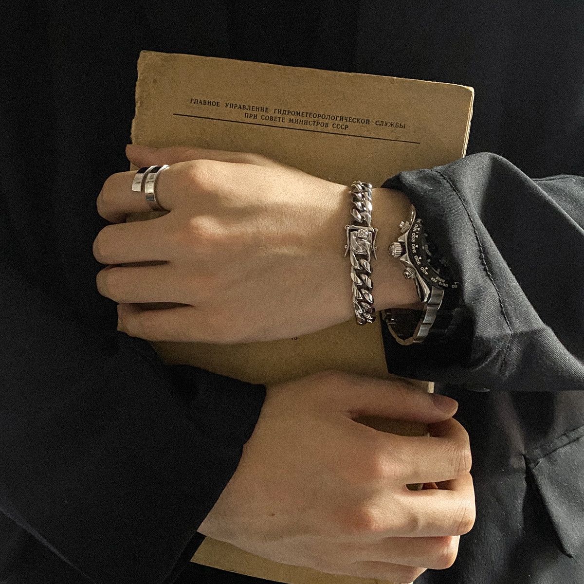 Jewelry Punk Bracelet Y2K Punk Chain Gotch Bracelets Chains Size ONE SIZE - 2 Thumbnail