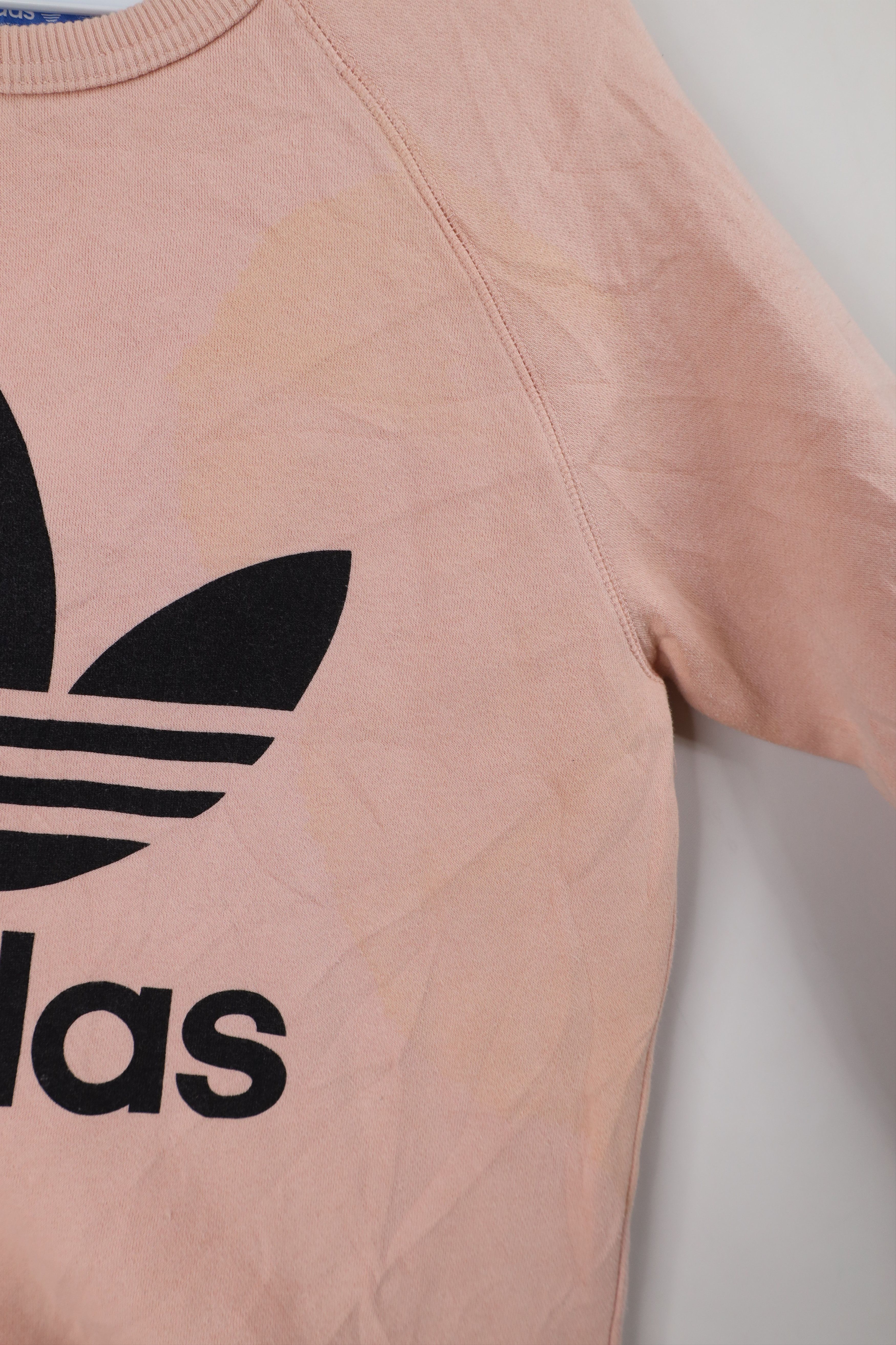 Adidas Y2K Adidas Spell Out Big Logo Crewneck Sweatshirt Pink Size S / US 4 / IT 40 - 4 Thumbnail