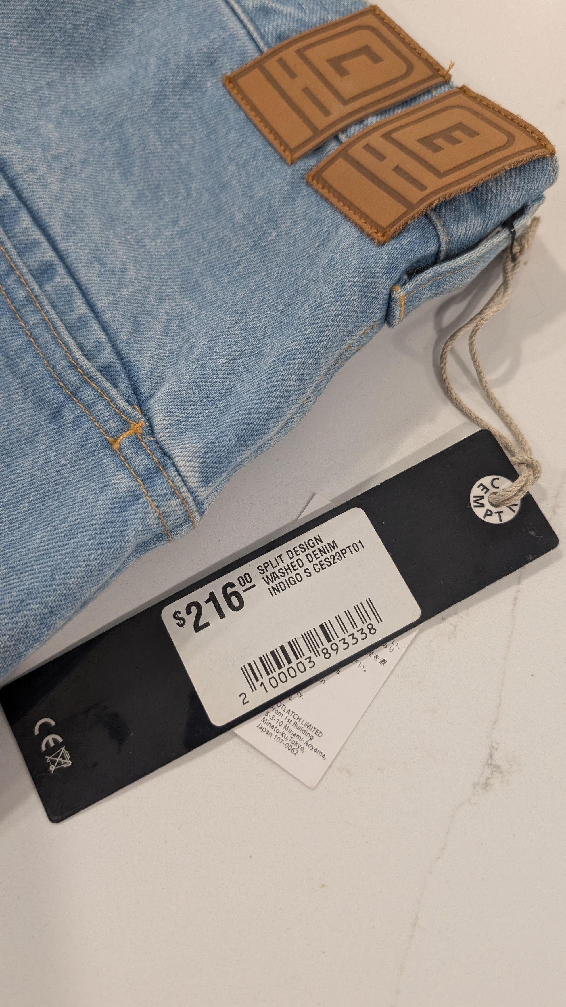 Cav Empt Cav Empt C.E Slit Design Stone Washed Size 30 Size US 30 / EU 46 - 4 Thumbnail