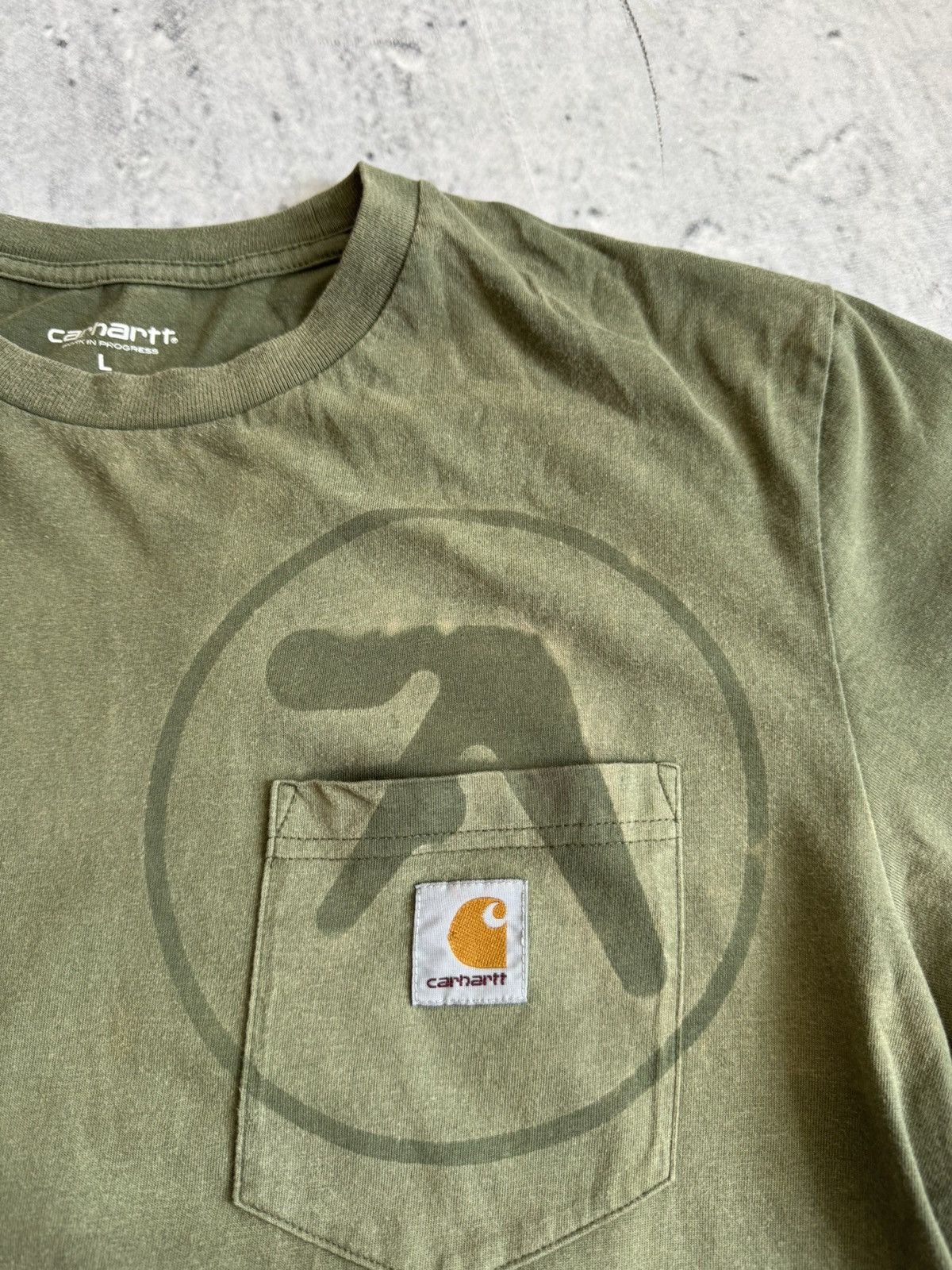 Carhartt × Vintage 😍Awesome Aphex x Carhartt handmade sunfade tee Size US L / EU 52-54 / 3 - 2 Thumbnail