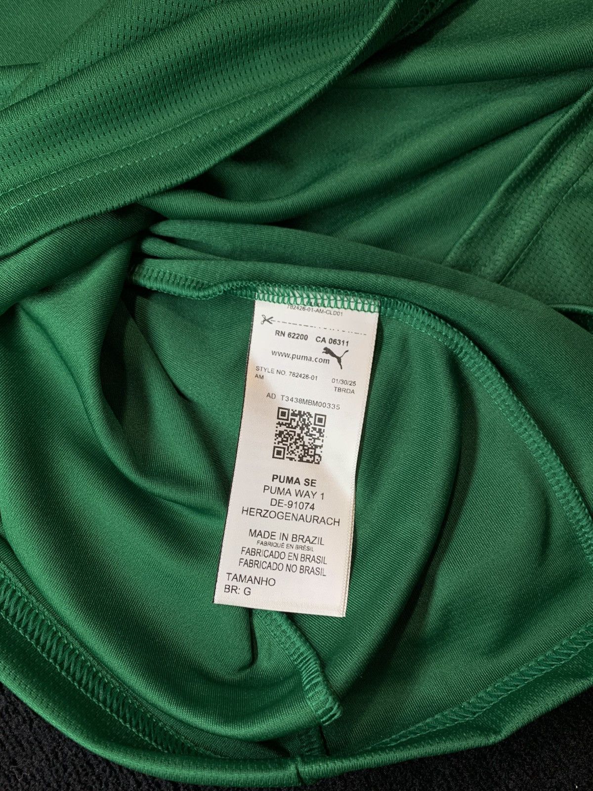Puma T-shirt — PUMA Palmeiras 2025/26 Home Jersey Size US L / EU 52-54 / 3 - 8 Thumbnail
