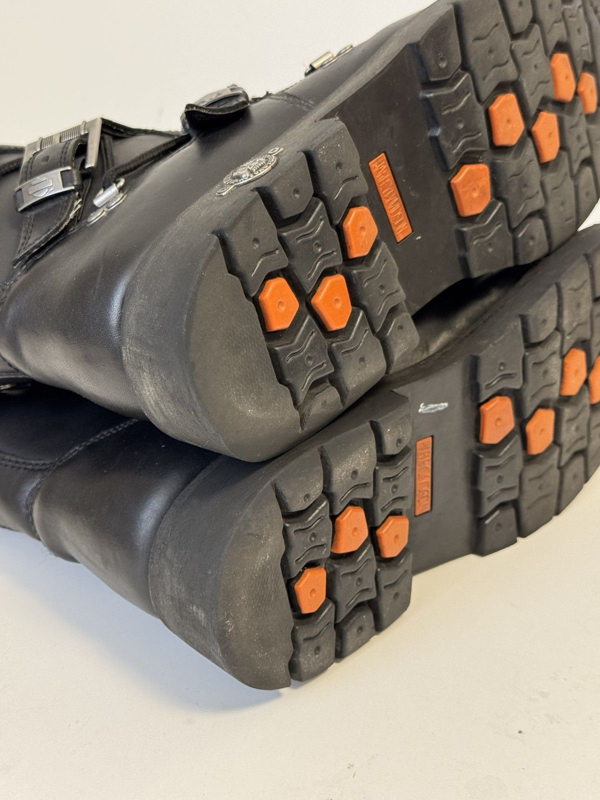 Harley Davidson Harley-Davidson D94167 Distortion Skull Leather Motorcycle Size US 13 / EU 46 - 18 Thumbnail