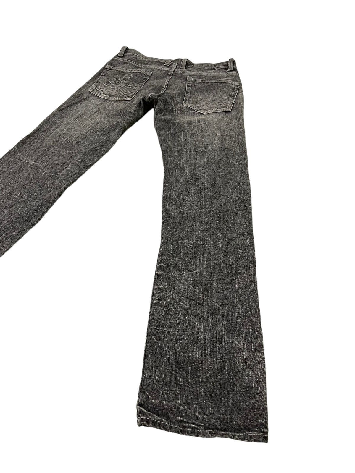 Japanese Brand Distress Jeans Root Three Regular Straight 6🟦3 Size US 31 - 14 Thumbnail