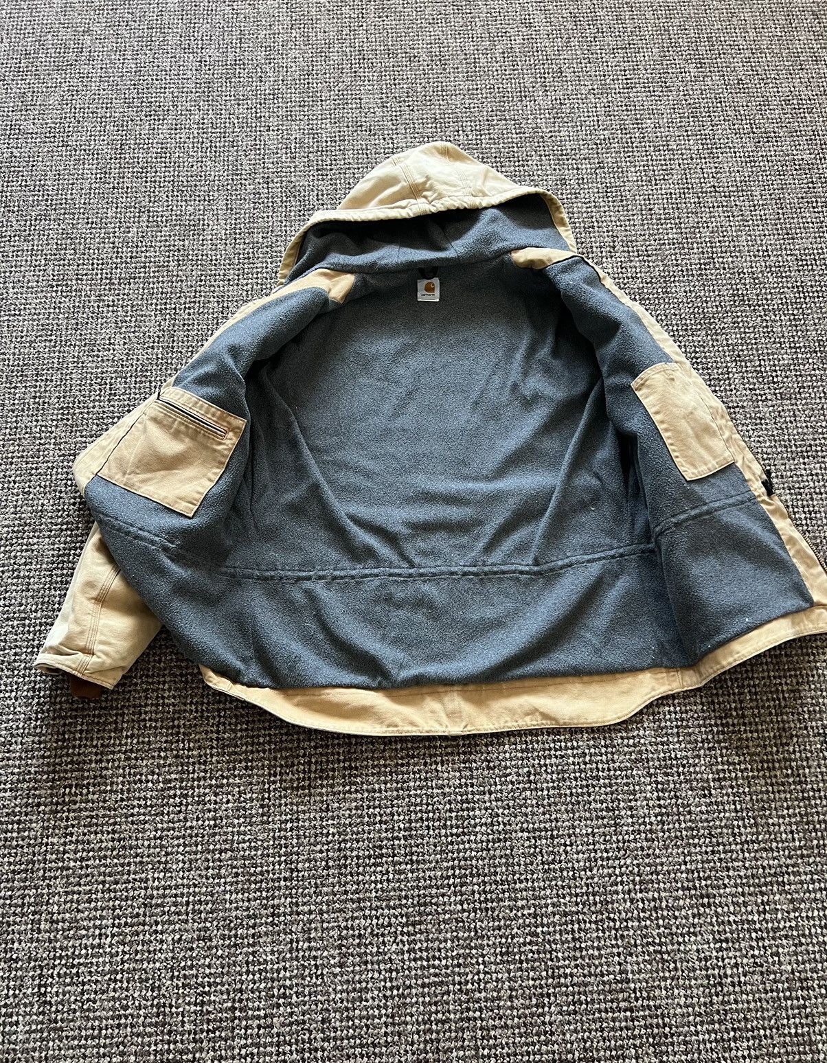 Carhartt CARHARTT VINTAGE ACTIVE JACKET FADED WORK ZIP HOODED FLEECE Size US XL / EU 56 / 4 - 17 Thumbnail