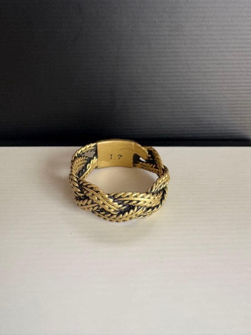 Number (N)ine Archive Braided Logo Ring Size ONE SIZE - 2 Thumbnail