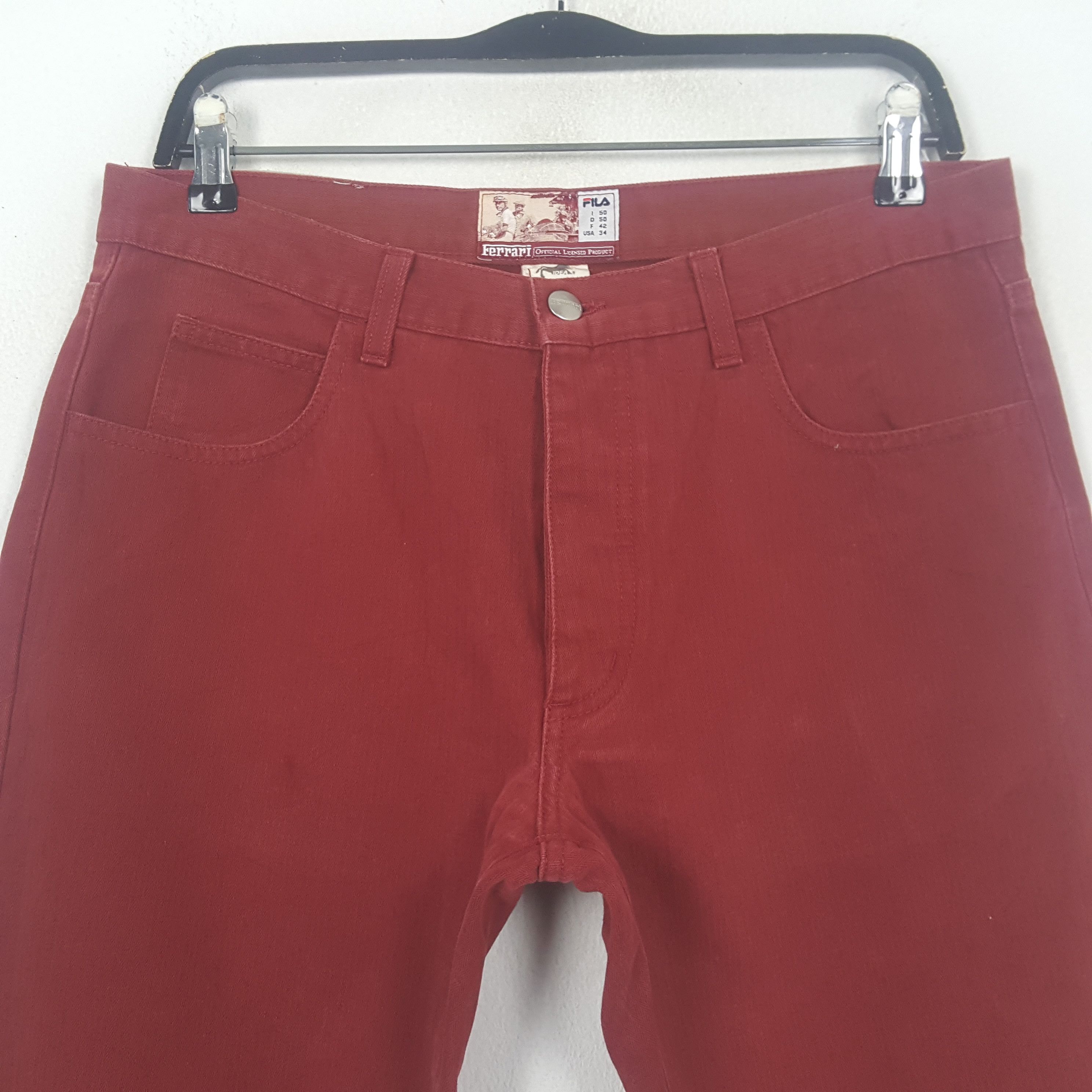Fila Fila X Ferrari Trousers Pants C297N8 Size US 32 / EU 48 - 2 Thumbnail