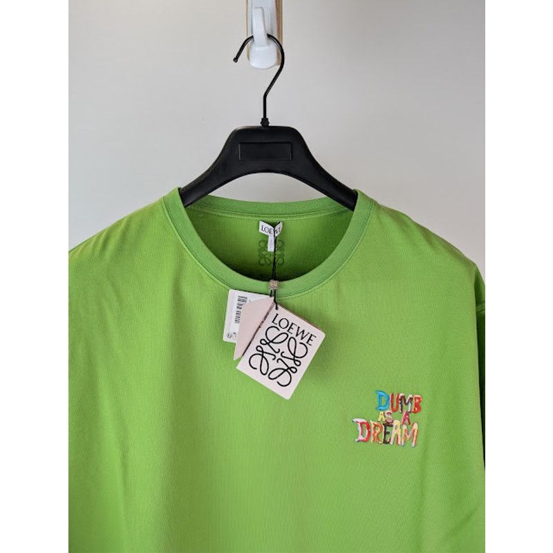 Loewe o1rshd1 Graphic Print T-Shirt in Green Size US XXL / EU 58 / 5 - 7 Thumbnail