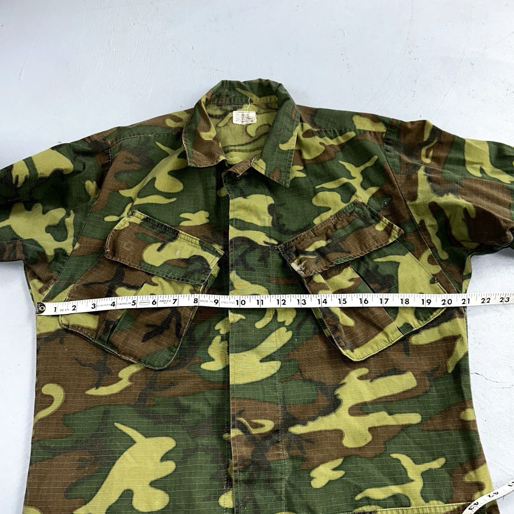 Vintage VINTAGE Alpha Corp USMC 1968 Military Camouflage Wind Resistant Poplin Coat Jacket Camouflage Camo Men Small Wind-Resistant 60s Coat City Size US S / EU 44-46 / 1 - 7 Thumbnail