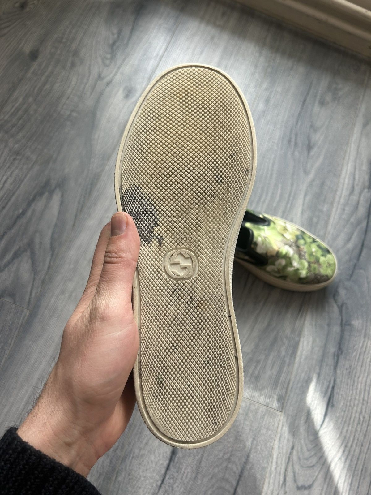 Gucci Gucci Floral Slip-On Sneakers Size US 7.5 / EU 40-41 - 7 Thumbnail