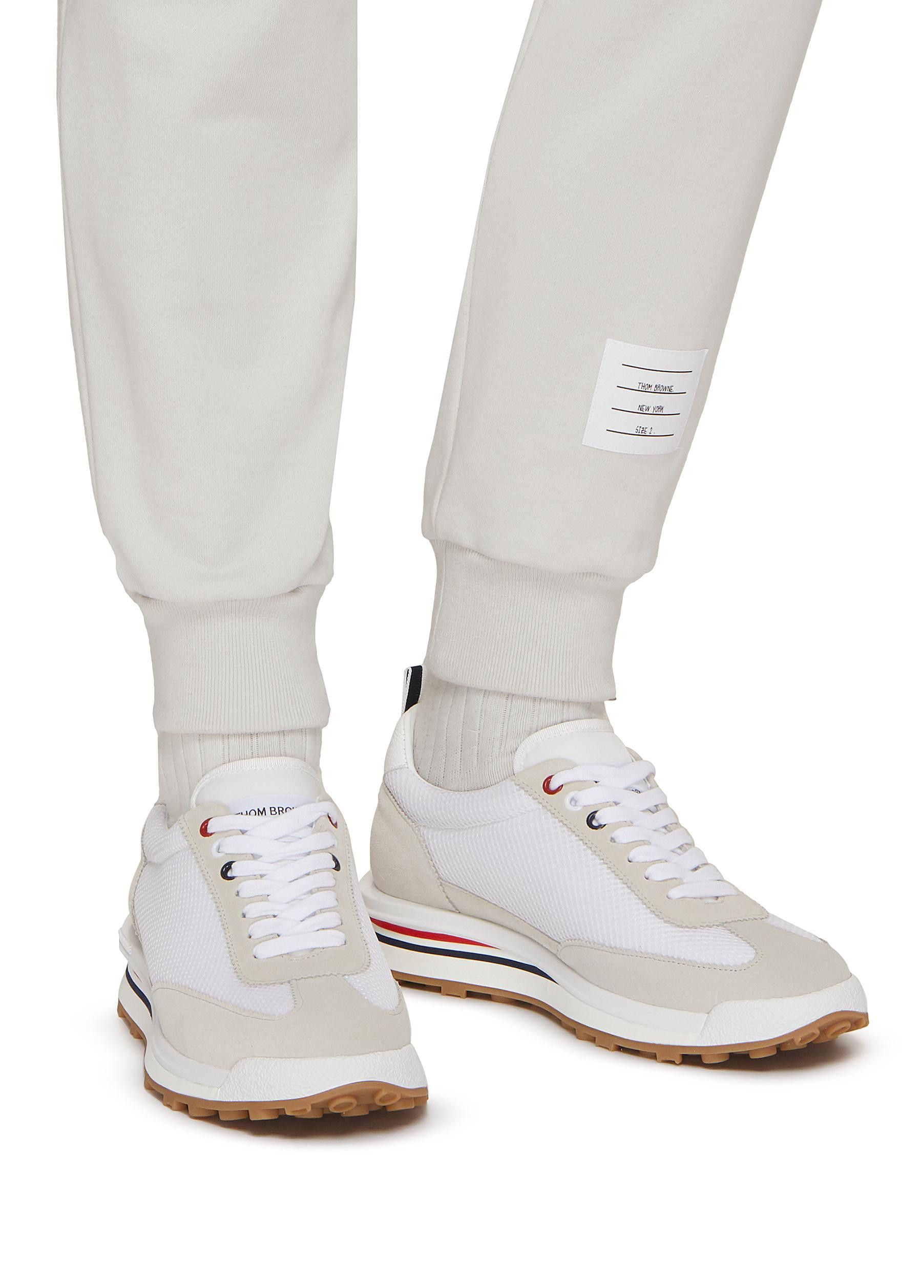 Thom Browne o1s22i1n1124 Tech Runner Sneakers in White Size US 9 / EU 42 - 2 Thumbnail