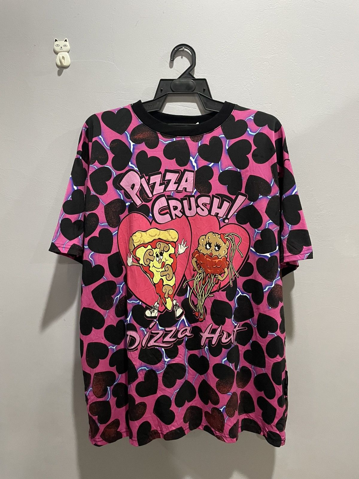 Jeremy Scott Jeremy Scott Heart Shape Box Nirvana Style Pizza Crush Tee Size US L / EU 52-54 / 3 - 5 Thumbnail