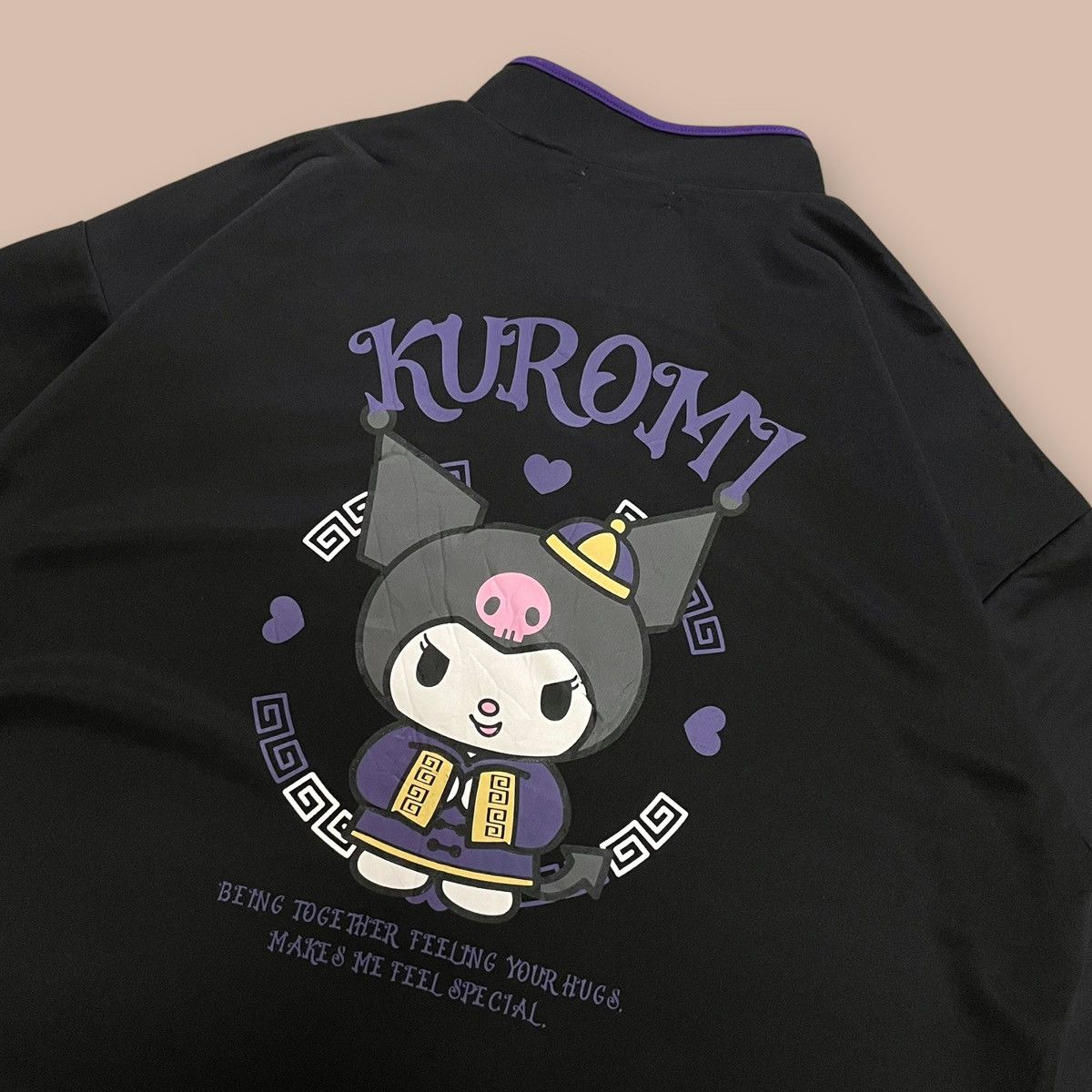 Anime Kuromi Chinese Black purple Dress Pullover Size US L / EU 52-54 / 3 - 14 Thumbnail