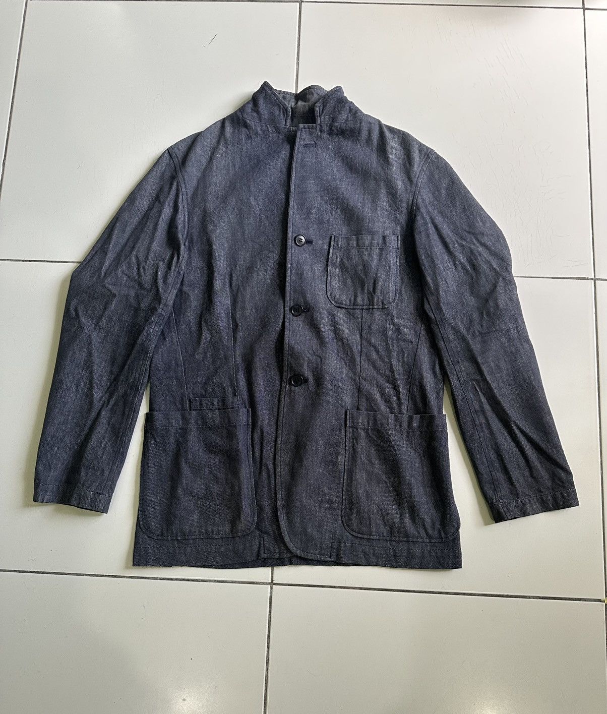 Designer × Japanese Brand Vintage Histube Indigo Style Men’s Coat Size US M / EU 48-50 / 2 - 1 Thumbnail