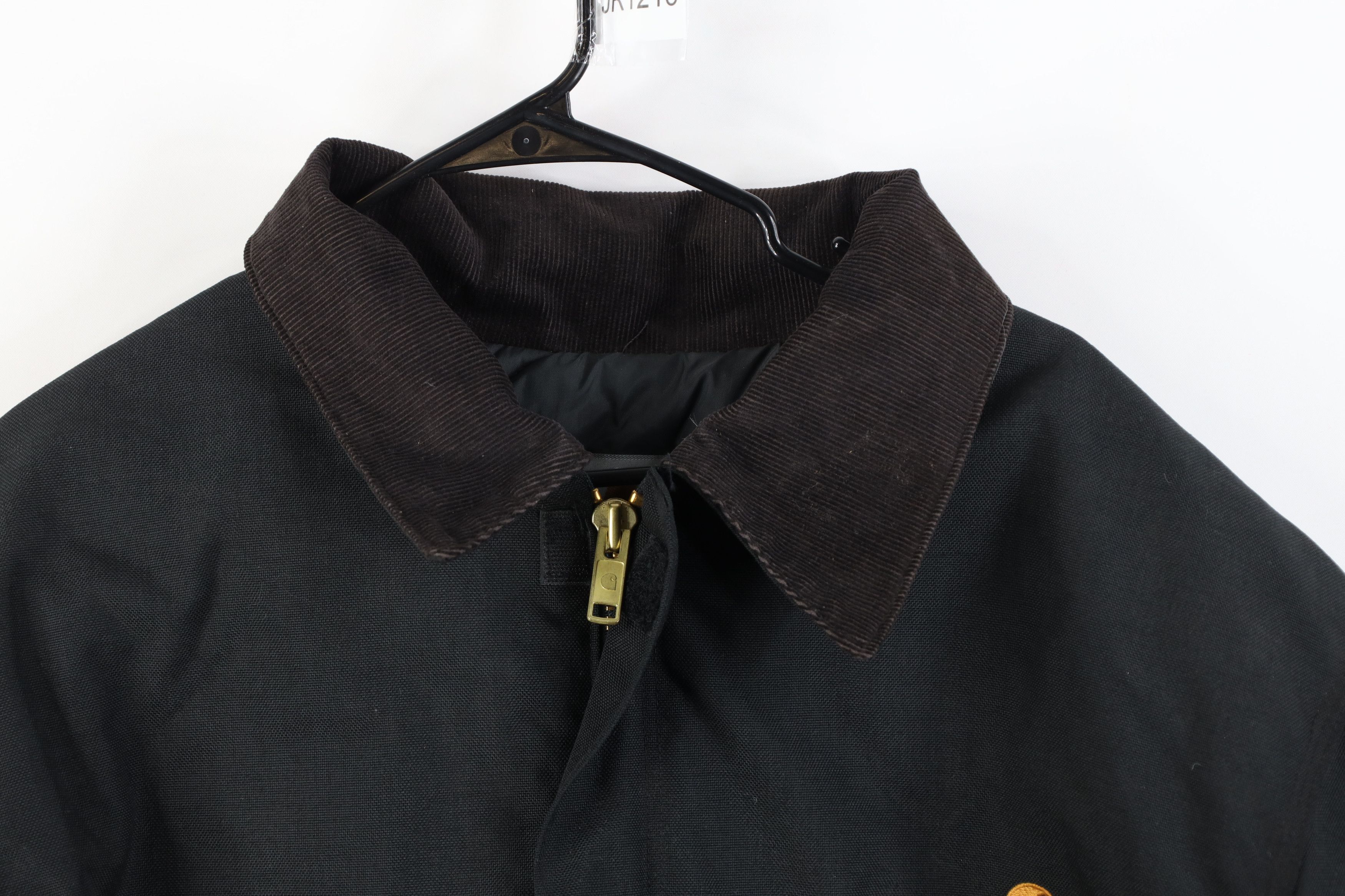 Carhartt Deadstock Vintage 90s Carhartt Bomber Jacket Black USA Size US XXL / EU 58 / 5 - 2 Thumbnail
