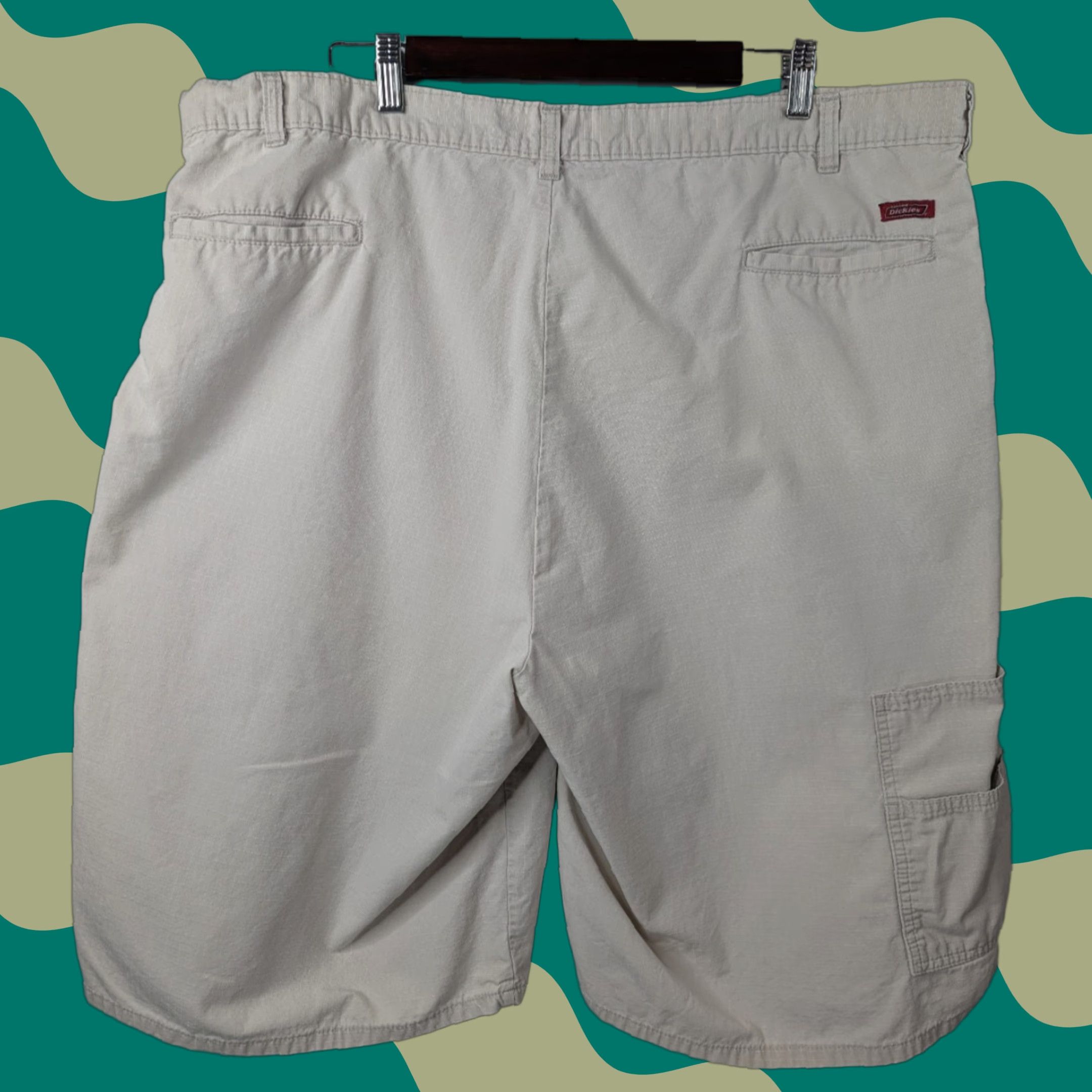 Dickies Dickies Shorts Mens 44 Beige Ripstop Loose Fit Utility Outdoors Workwear Bermuda Casual Size US 44 / EU 60 - 1 Thumbnail