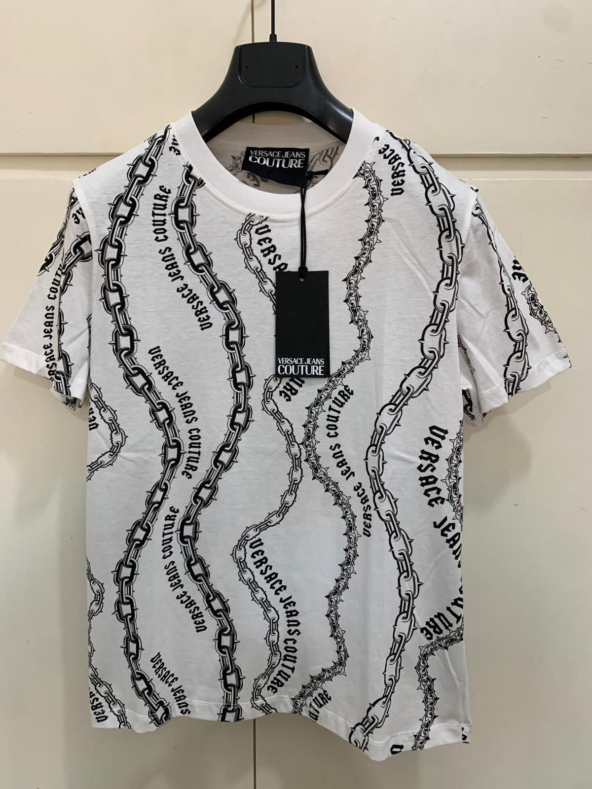 Versace Jeans Couture Jersey Print Chain Couture Versace Jeans Culture T-shirt L, Size US L / EU 52-54 / 3 - 2 Thumbnail