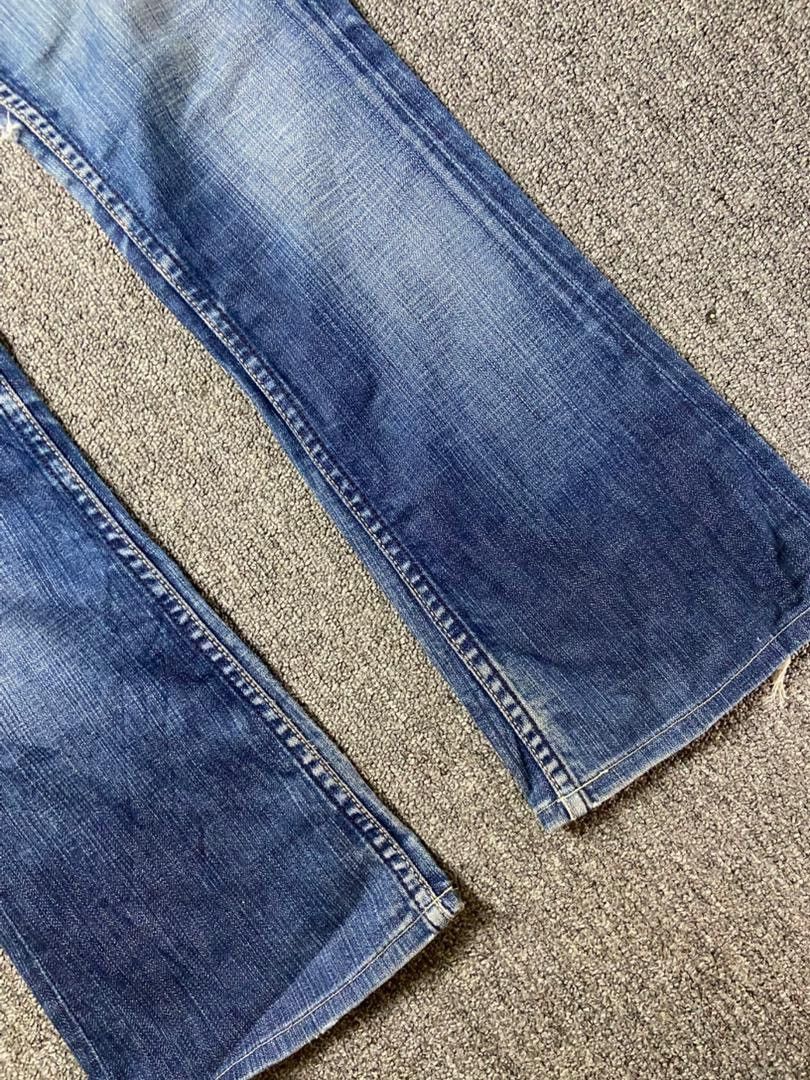 Japanese Brand YYY Yanuk Brand Distressed Flared Jeans (197) Size 30" / US 8 / IT 44 - 12 Thumbnail
