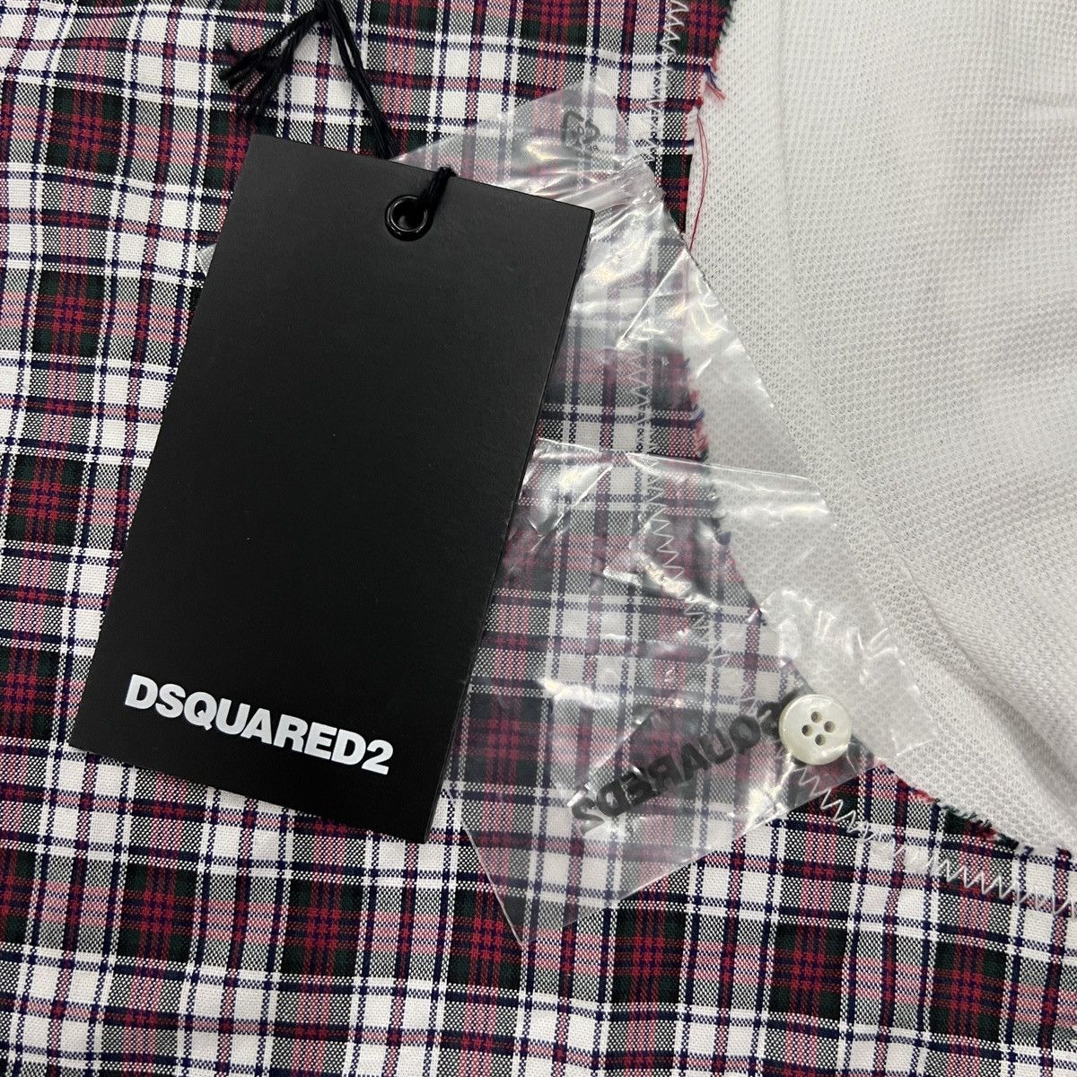 Dsquared2 Dsquared2 D2 Patchwork Plaid Polo Shirt Size XS / US 0-2 / IT 36-38 - 10 Thumbnail