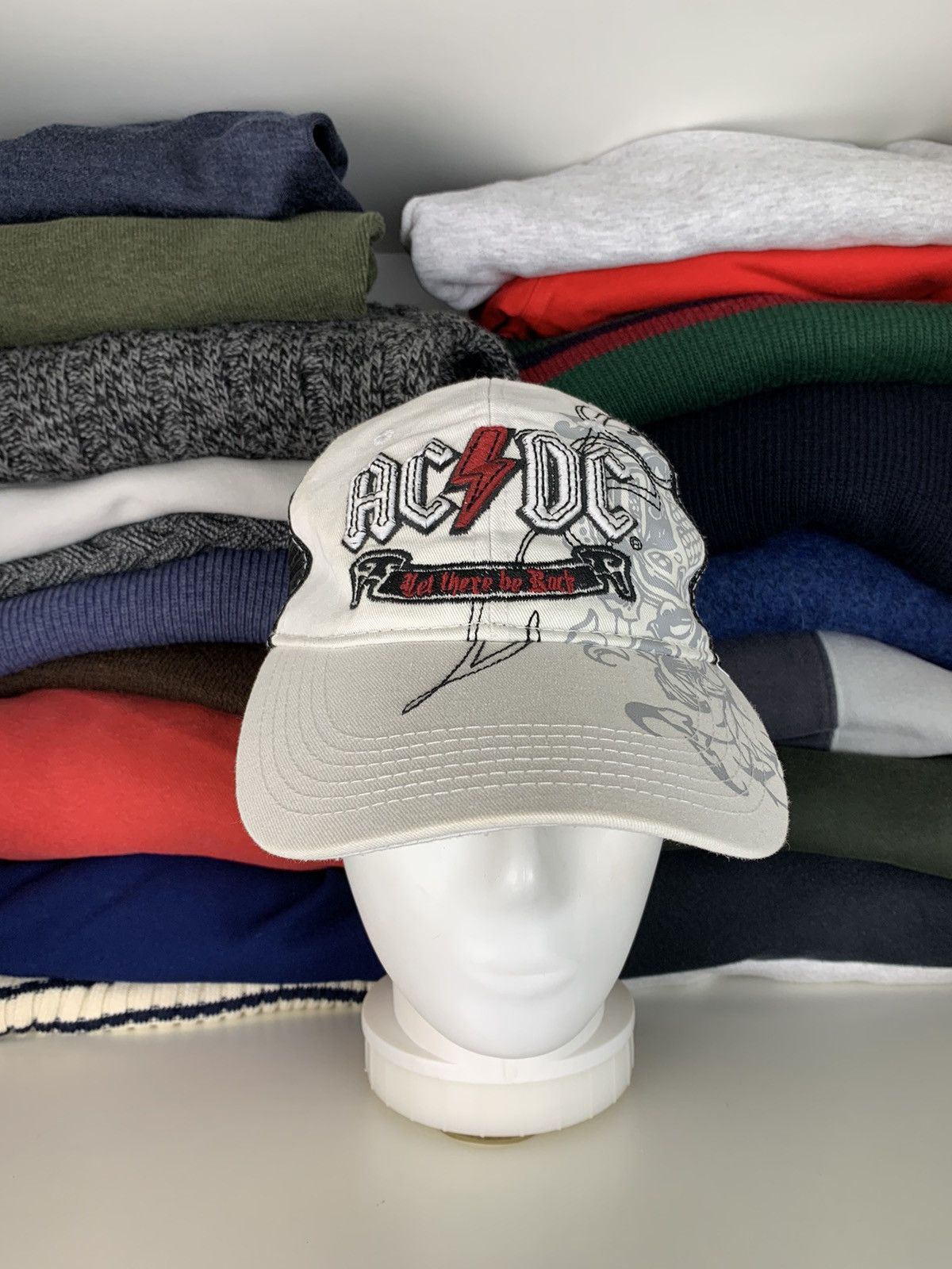 Berretto AC/DC Let There Be Rock - Logo Album Ufficiale, Taglia Unica, Colore Nero
