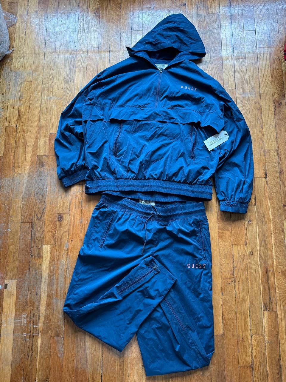Guess Blue Voyage Guess Go Nylon Windbreaker Rebel tracksuit men’s Size US XL / EU 56 / 4 - 3 Thumbnail