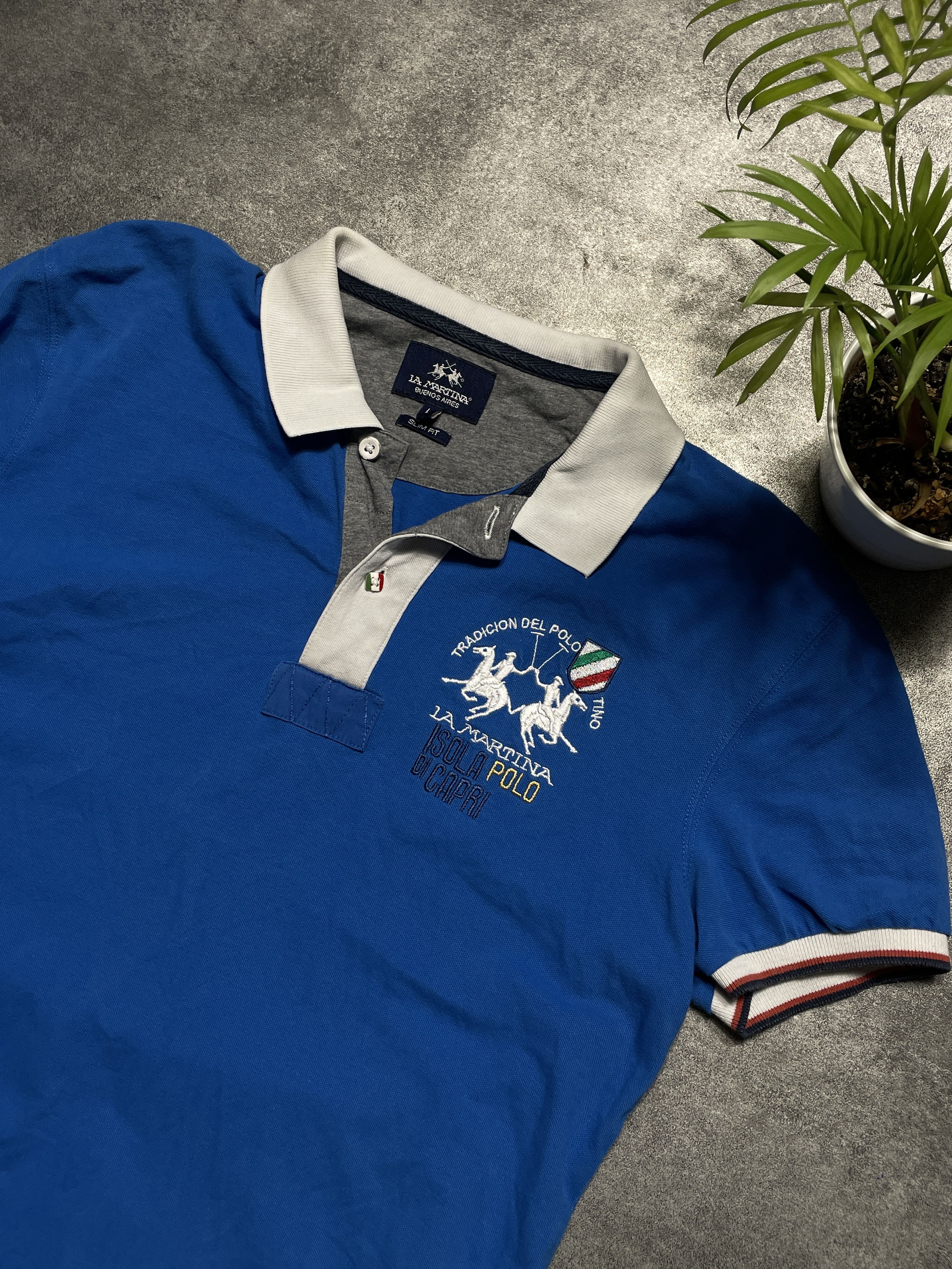 La Martina RARE La Martina Vintage Y2K Polo T-Shirt Size US L / EU 52-54 / 3 - 2 Thumbnail