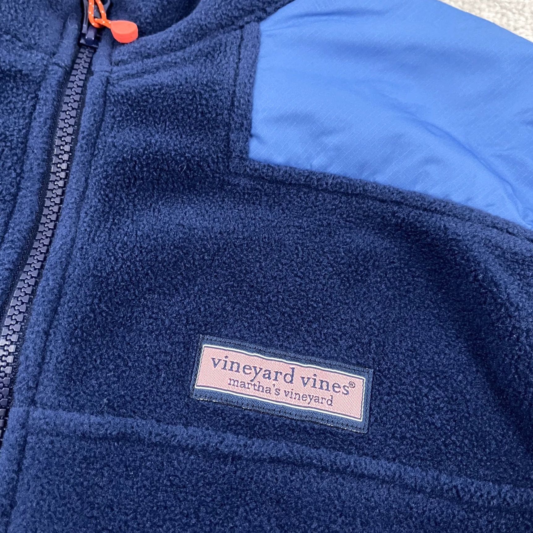 Vineyard Vines Vineyard Vines Vest Adult Mens Small Blue Fleece Full Zip Outdoor Hiking Preppy Size US S / EU 44-46 / 1 - 2 Thumbnail
