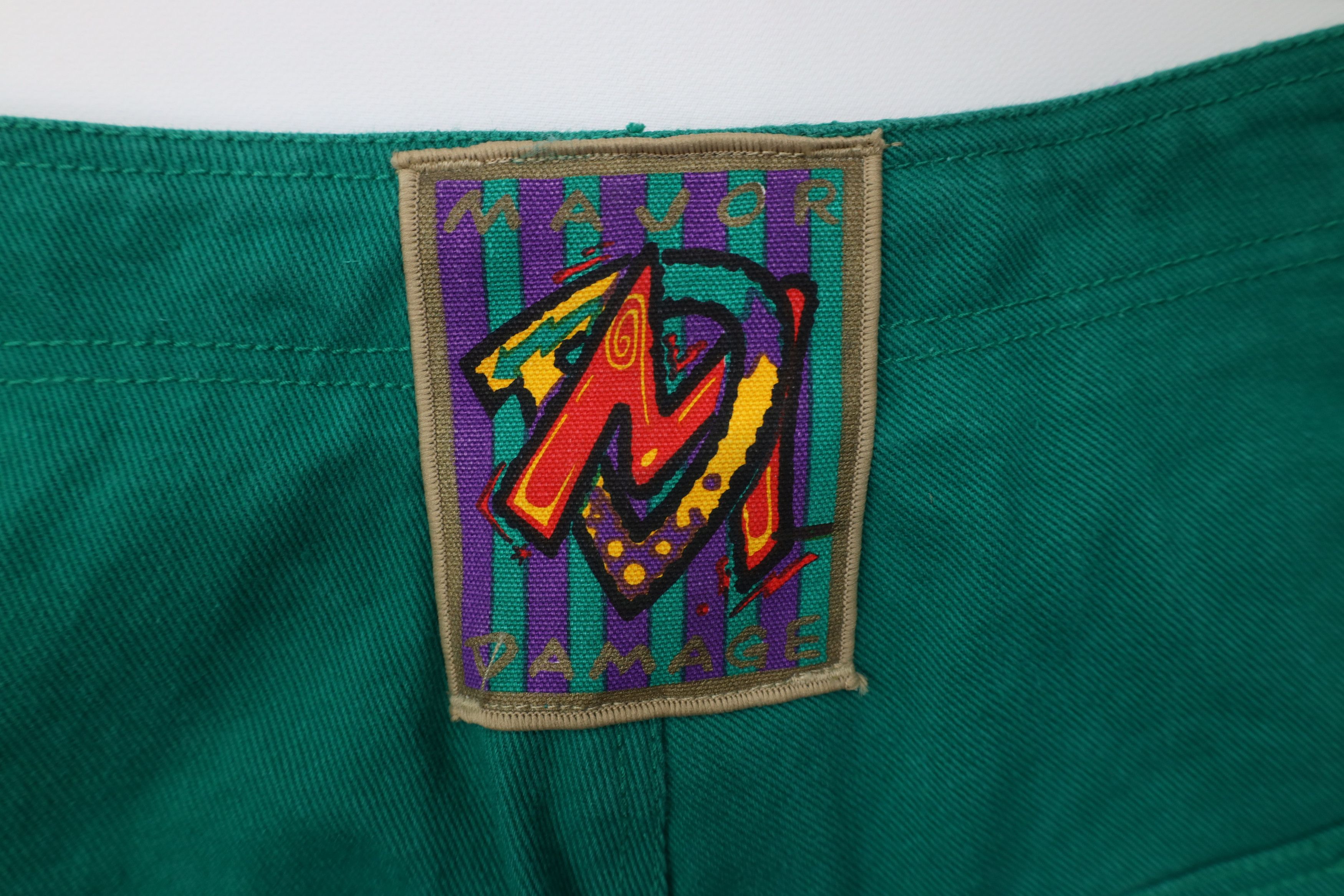 Vintage Deadstock Vintage 90s Streetwear Skateboard Jeans Green Size US 38 / EU 54 - 15 Thumbnail